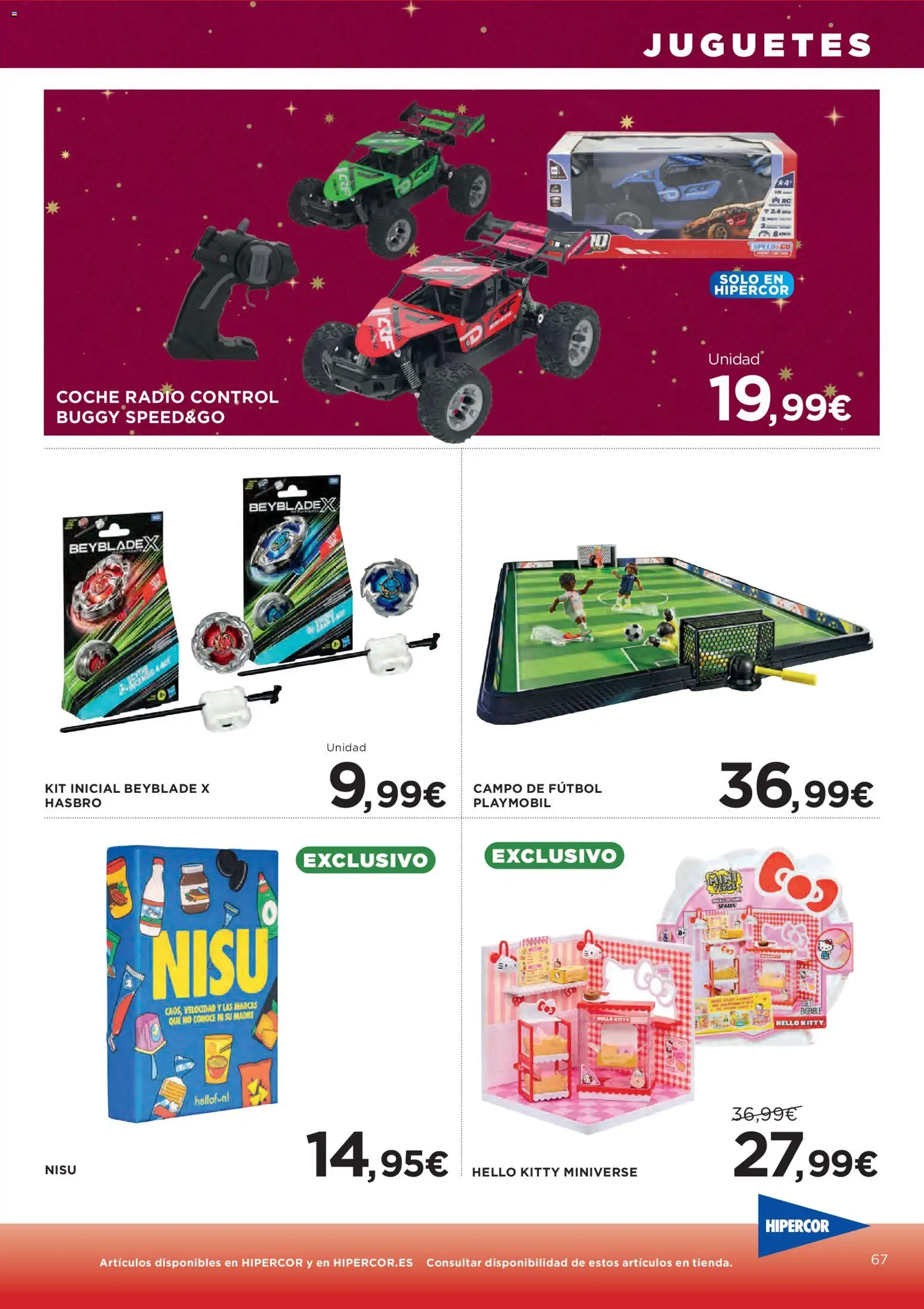 Hipercor catálogo │ válido desde el 18.12.2025 | Página: 72 | Productos: Juguetes, Radio