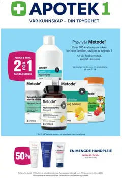 Forhåndsvisning av Apotek 1 kundeavis gyldig fra 11.02.2026