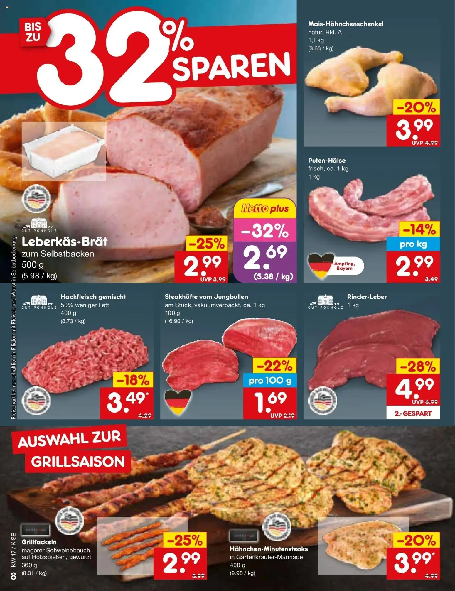 Netto Marken-Discount Prospekt Oberhaid	 – gültig ab 20.04.2026 | Seite: 10 | Produkte: Wurst, Fleisch, Hackfleisch