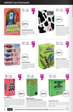 Pogląd oferty "Empik promocje" - ważna od 14.01.2026 | Strona: 42 | Produkty: Gracz, Gra, Dysk, Gry