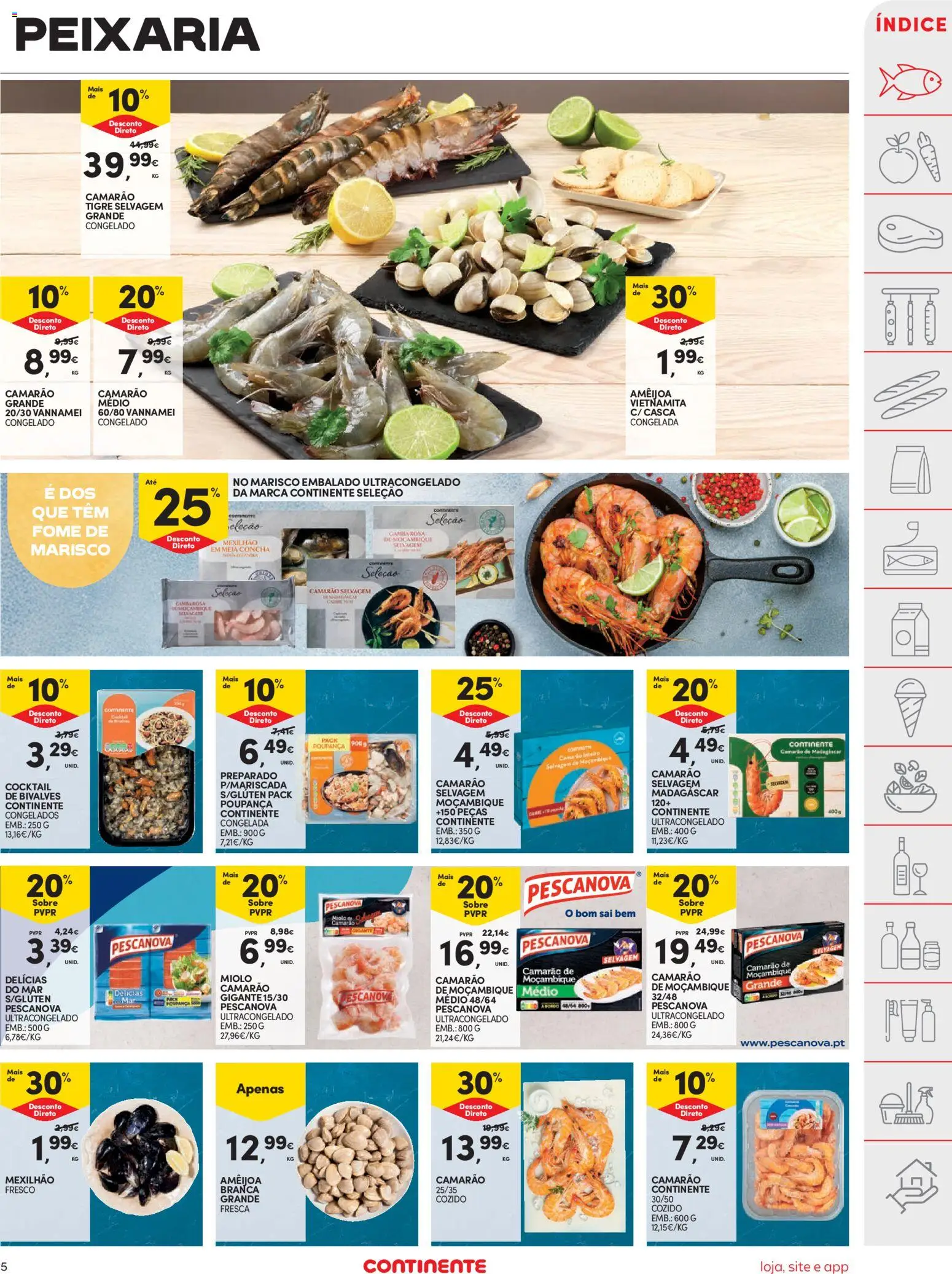 Continente folheto │ válido de 25.11.2025 | Página: 5 | Produtos: Camarão