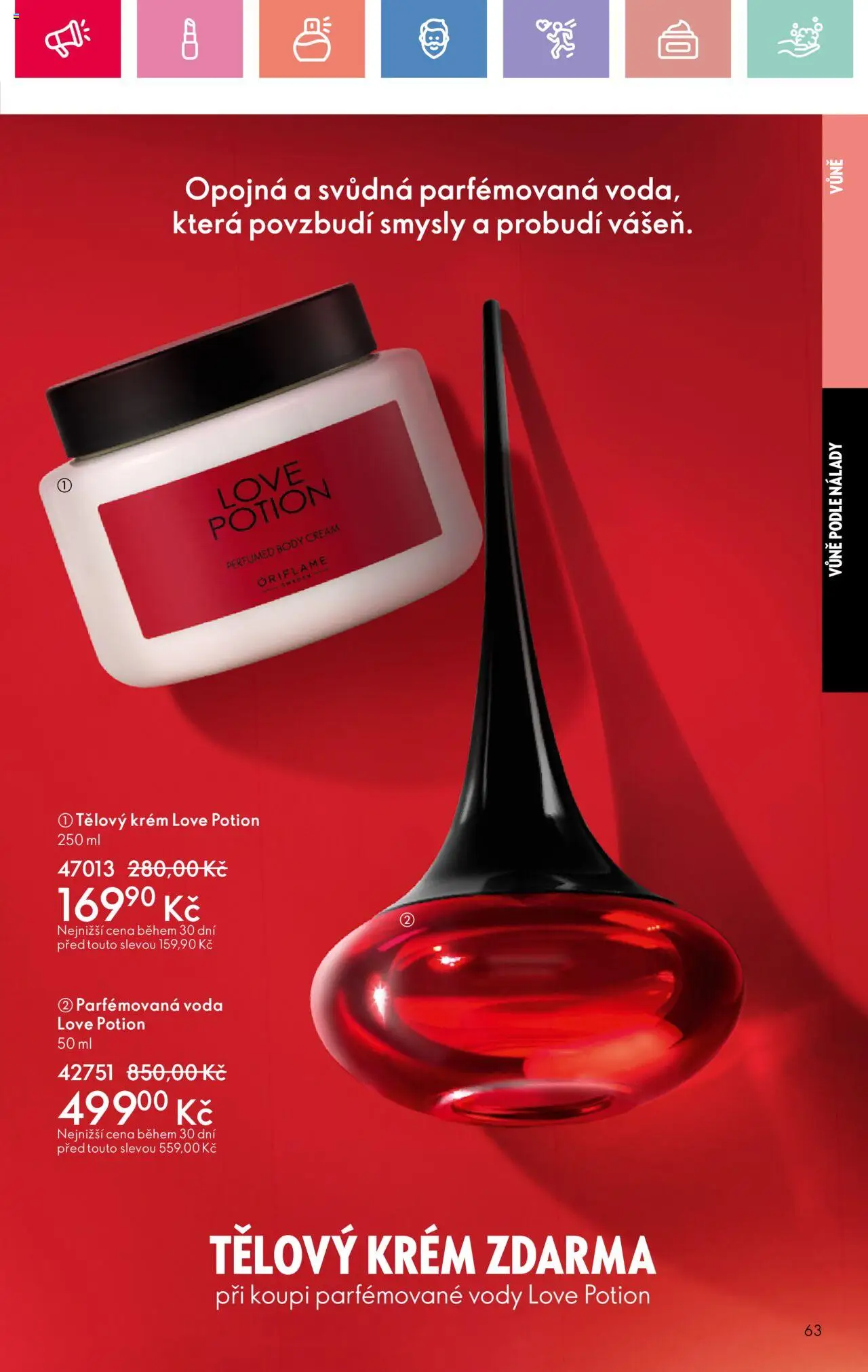 Oriflame katalog č.10/2025 od 06.07.2025 | Strana: 63 | Produkty: Tělový krém, Voda, Krém, Body