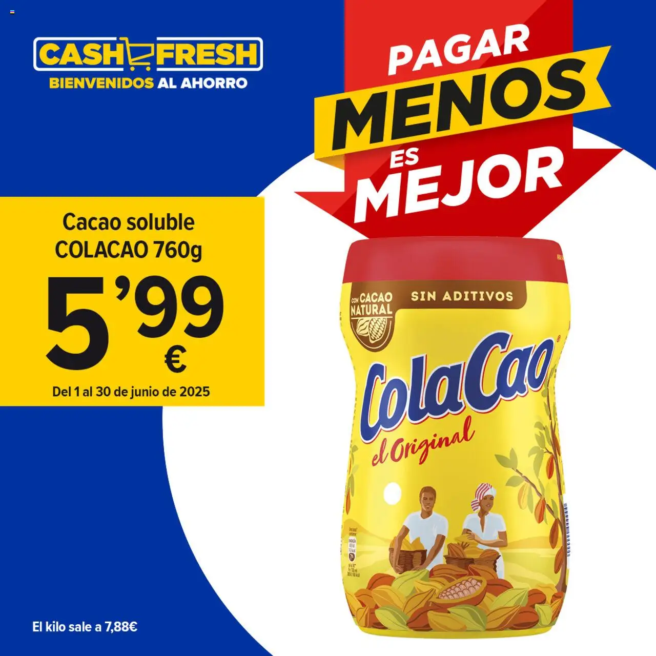 Cash Fresh folleto │ válido desde el 01.06.2025 | Página: 2 | Productos: Cacao soluble, Φρυγανιές σικάλεως