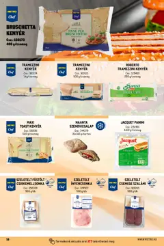 MAXI TOAST KENYÉR, Maxi toast kenyér, 500 g/csomag - amely érvényes a következő dátumtól: 01.10.2024 | Oldal: 16