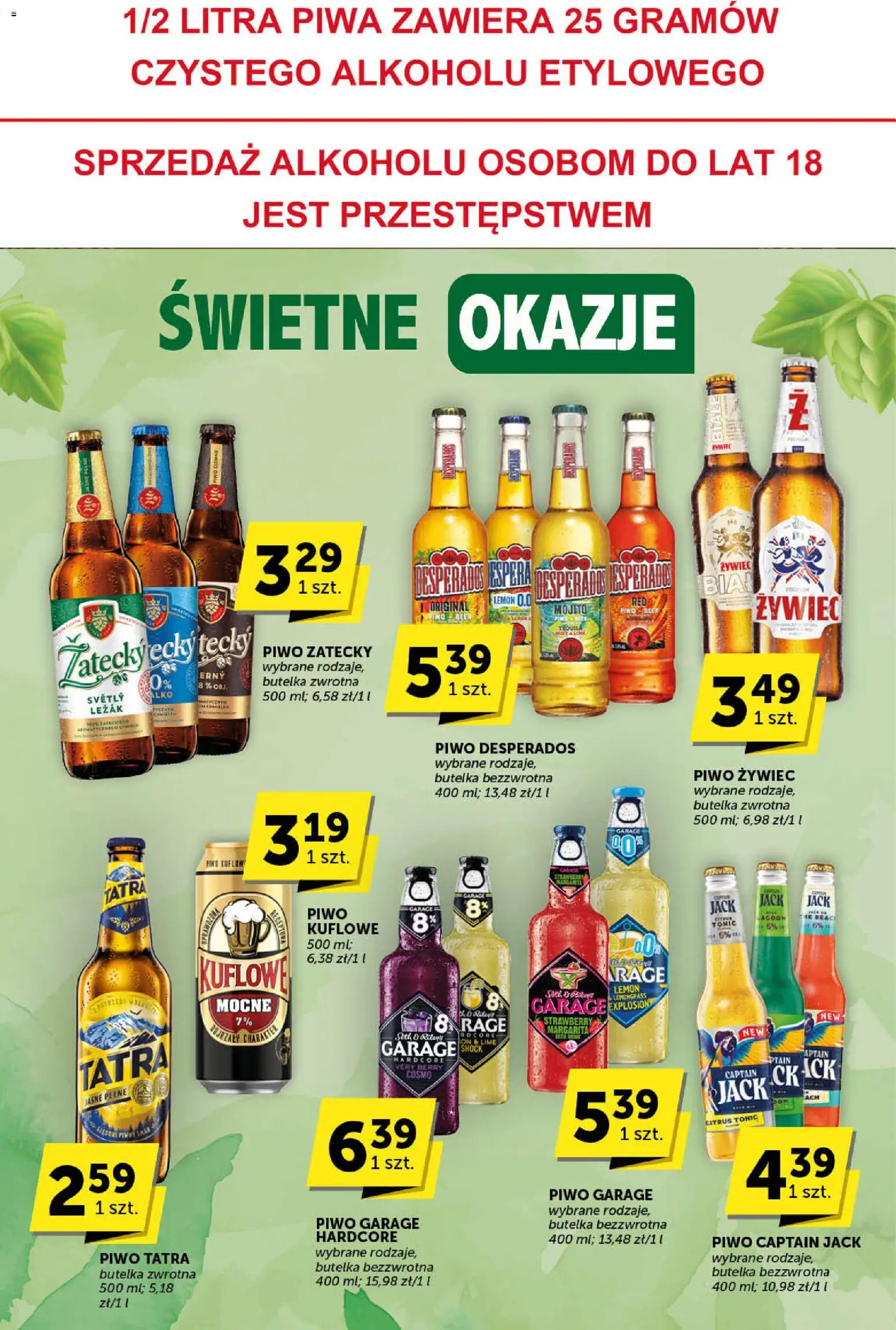 Groszek Gazetka - Katalog od 27.11.2025 | Strona: 30 | Produkty: Leżak, Piwo Desperados, Tequila, Piwo
