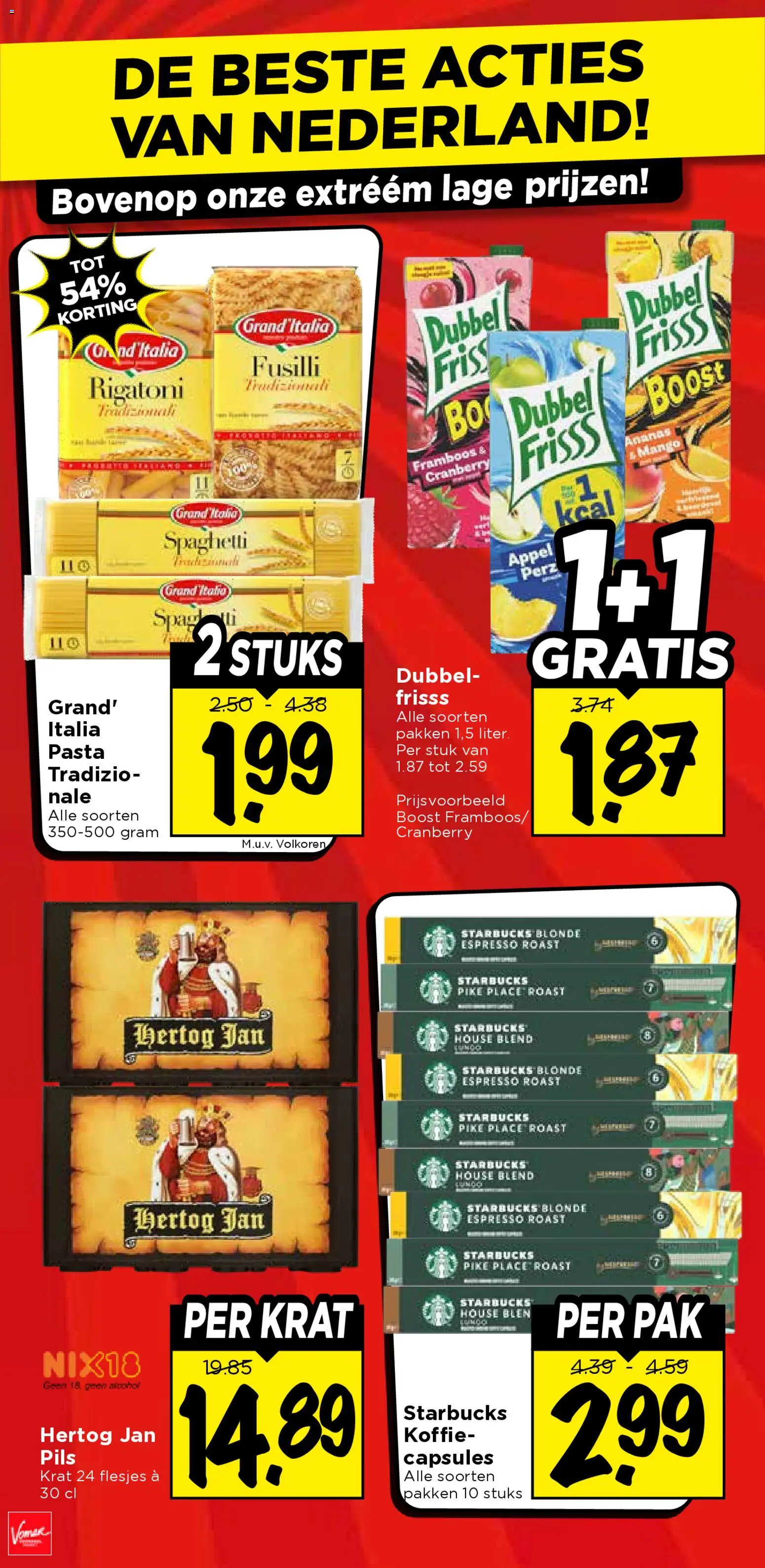 {H1} | Pagina: 5 | Producten: Ananas, Pasta, Boost, Appel