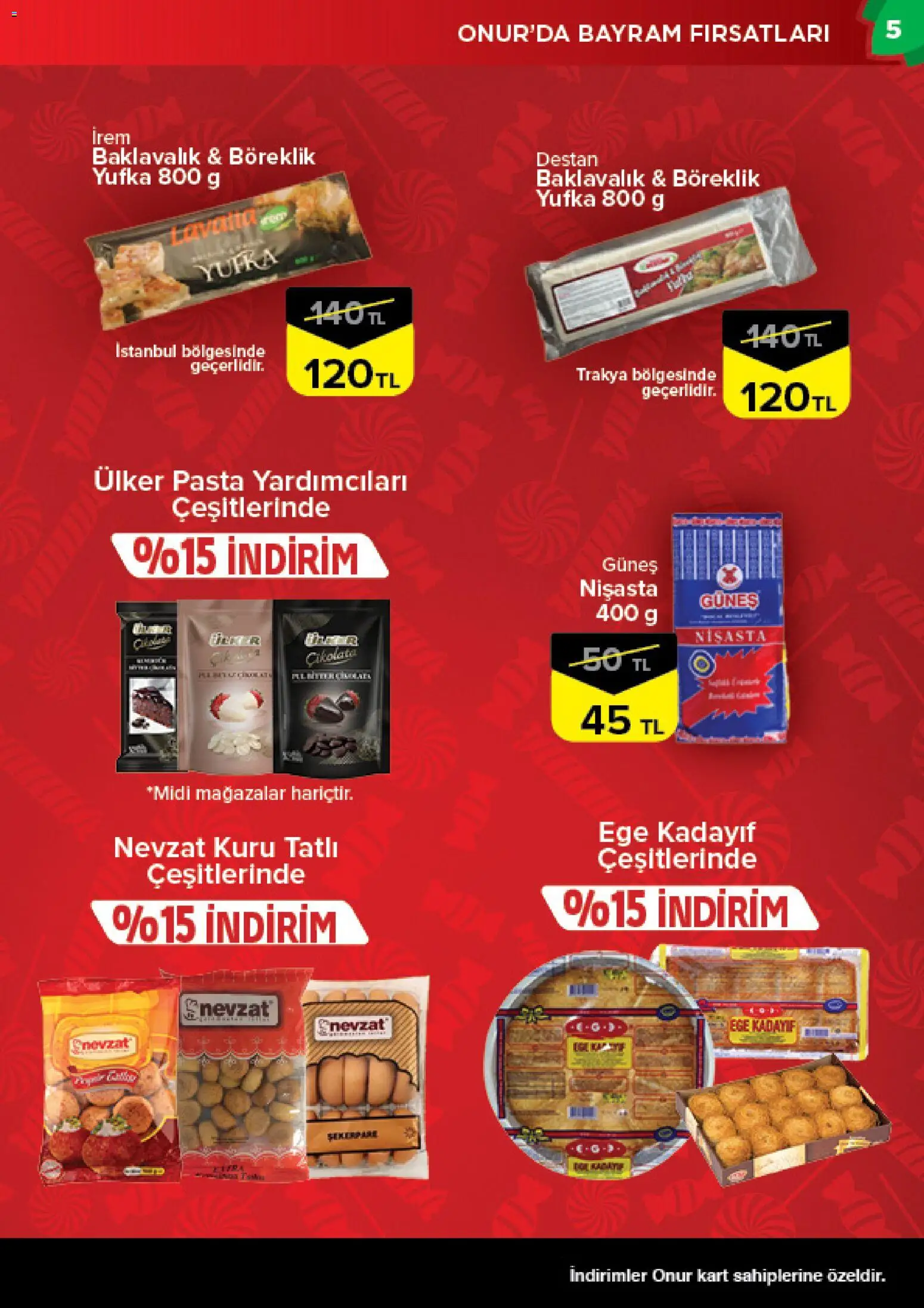Onur Market Katalog - 10.03.2026 tarihinden itibaren geçerlidir | Sayfa: 5 | Ürünler: Çikolata