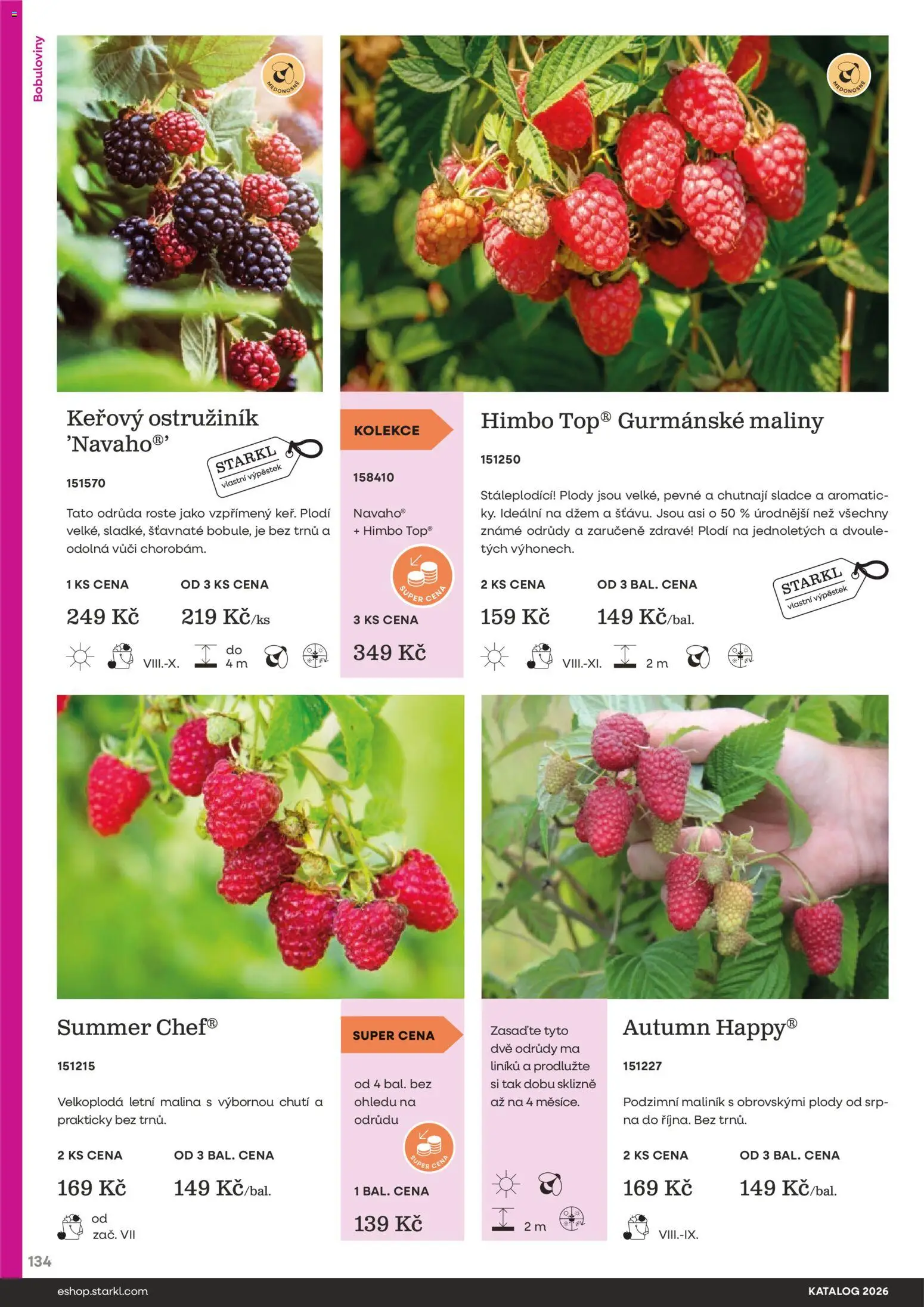 Starkl katalog od 25.02.2026 | Strana: 134 | Produkty: Džem, Maliny