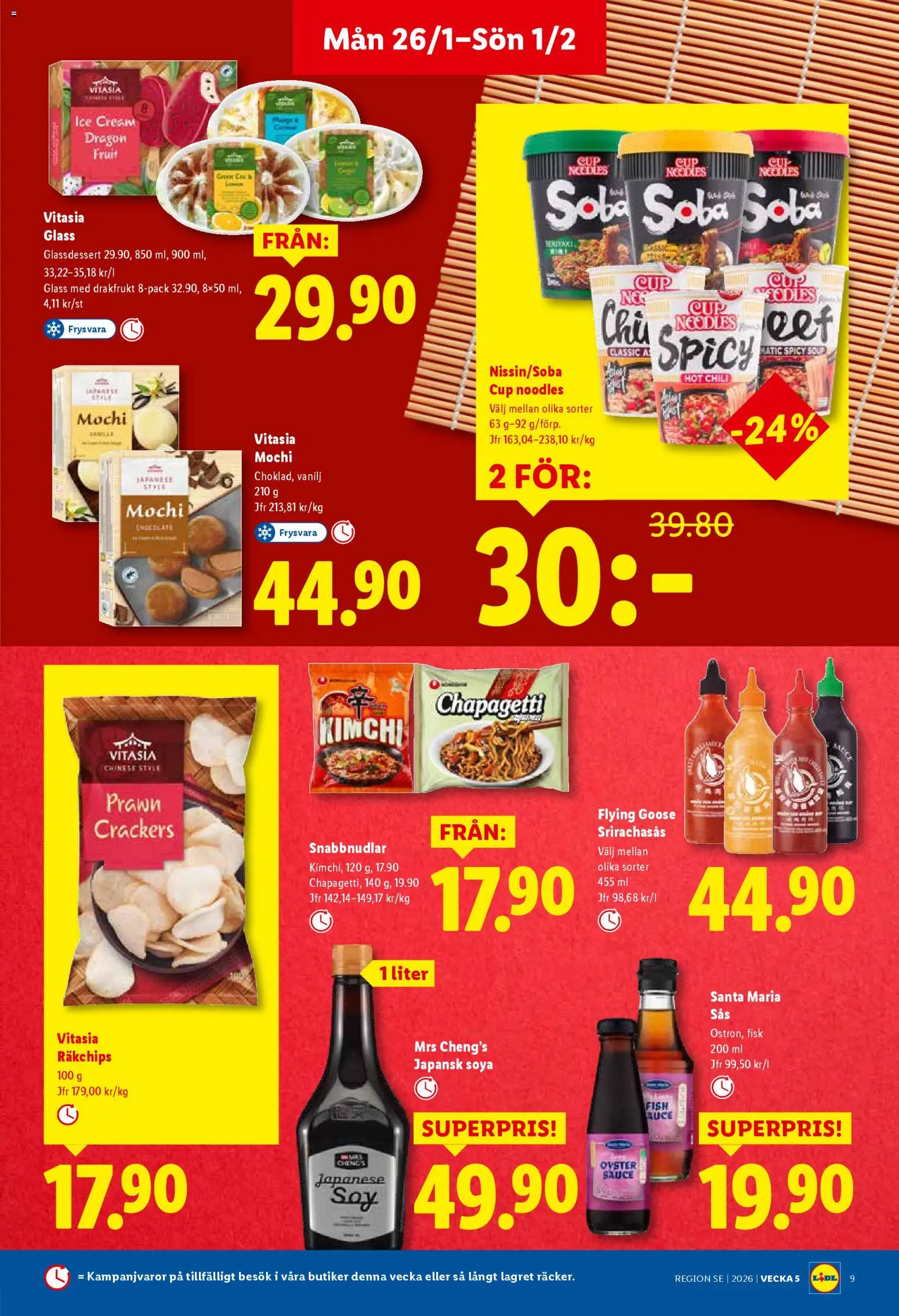 Lidl reklamblad aktuell från 26.01.2026 | Sida: 9 | Produkter: Chili, Glass