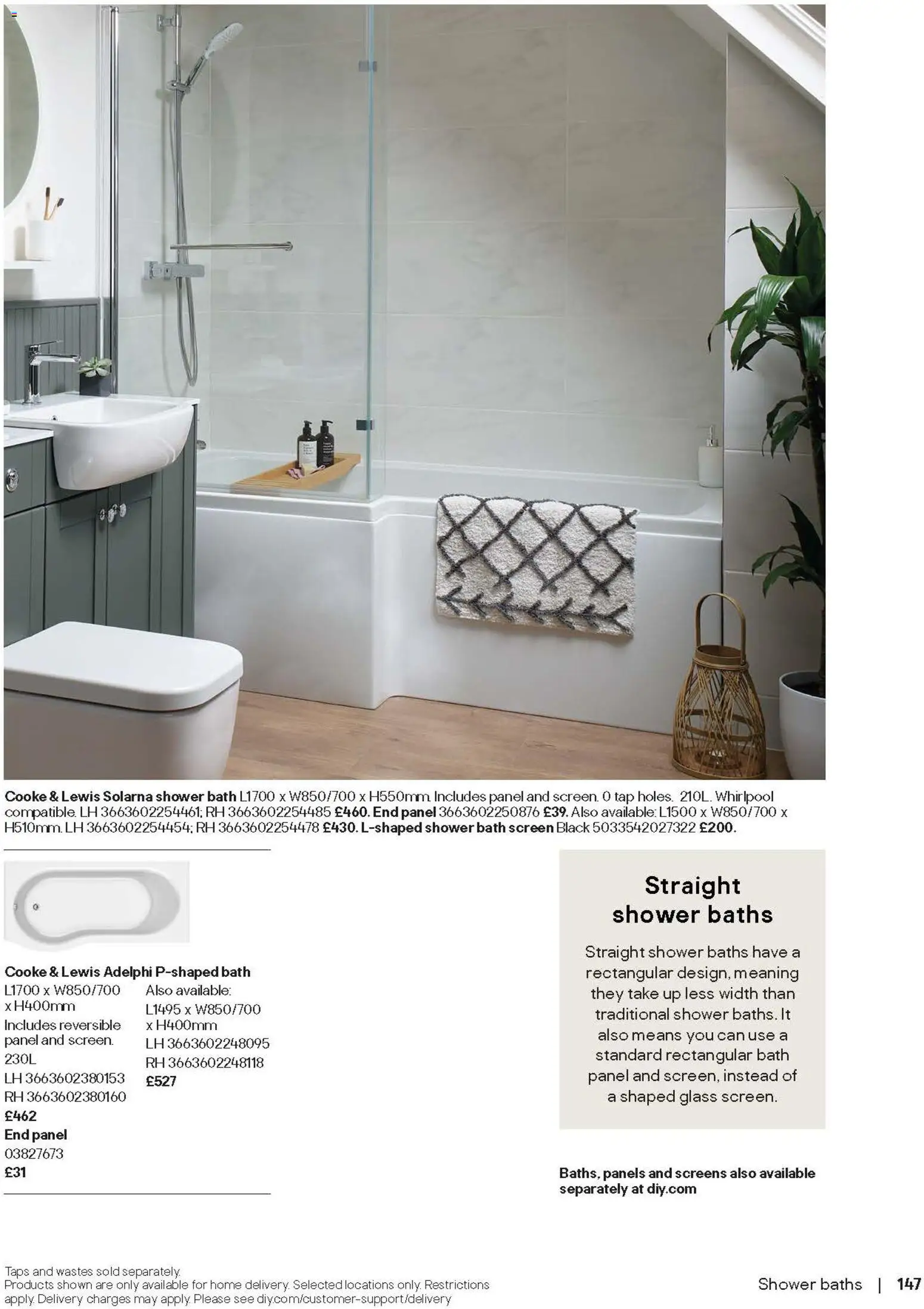 {H1} | Page: 147 | Products: Bath, Shower