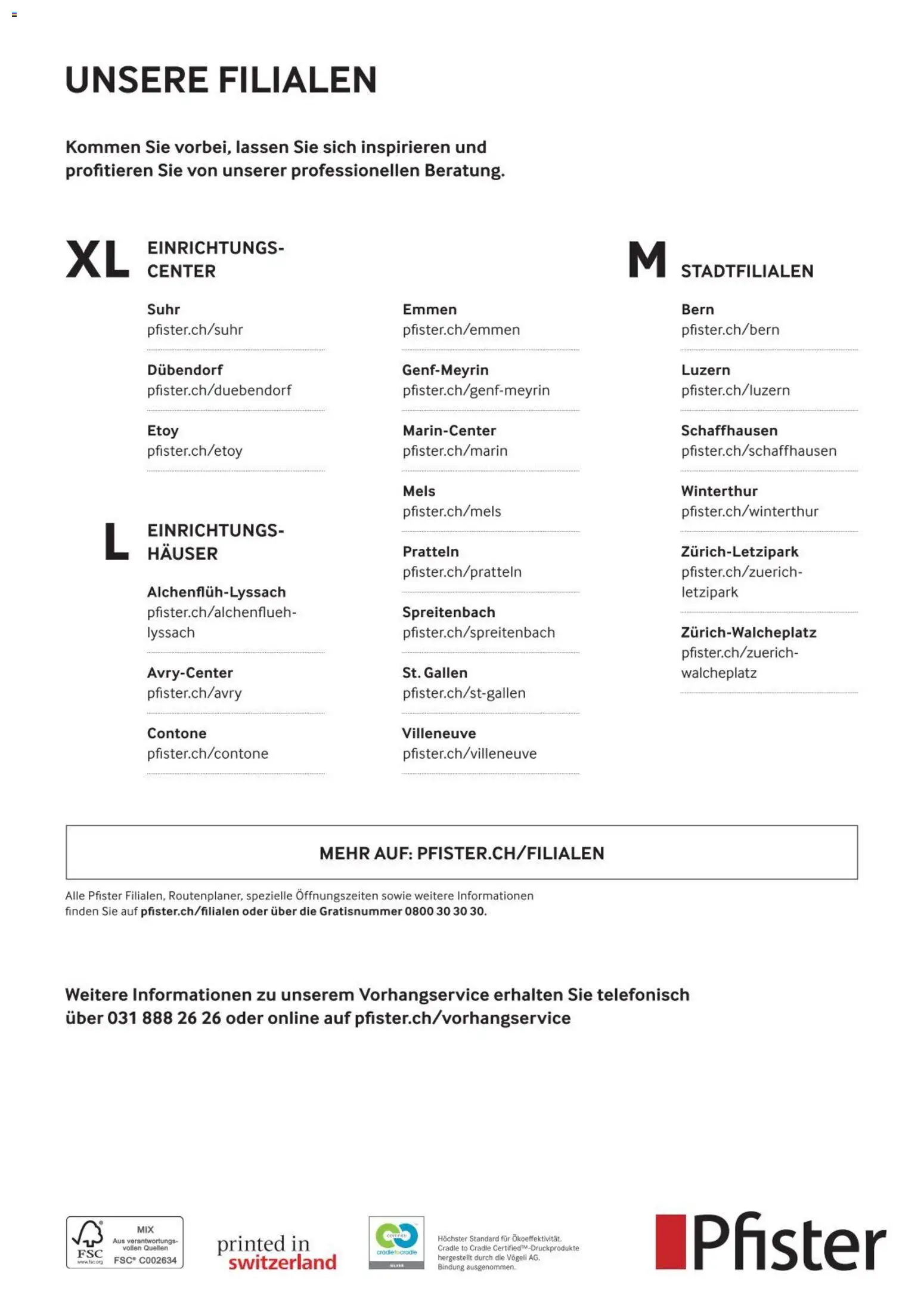 Pfister Aktionen Vose 2018 – gültig ab 12.12.2025 | Seite: 25