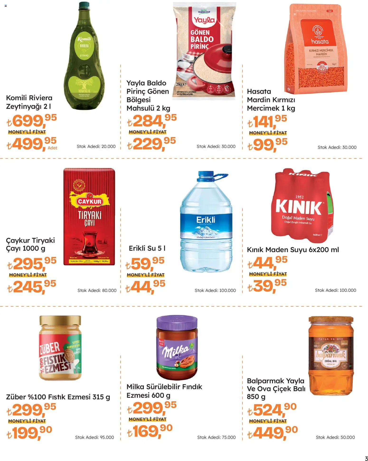 Migros Katalog - Migros Jet Dijital - 23.10.2025 tarihinden itibaren geçerlidir | Sayfa: 3 | Ürünler: Fıstık, Pirinç, Fındık, Su