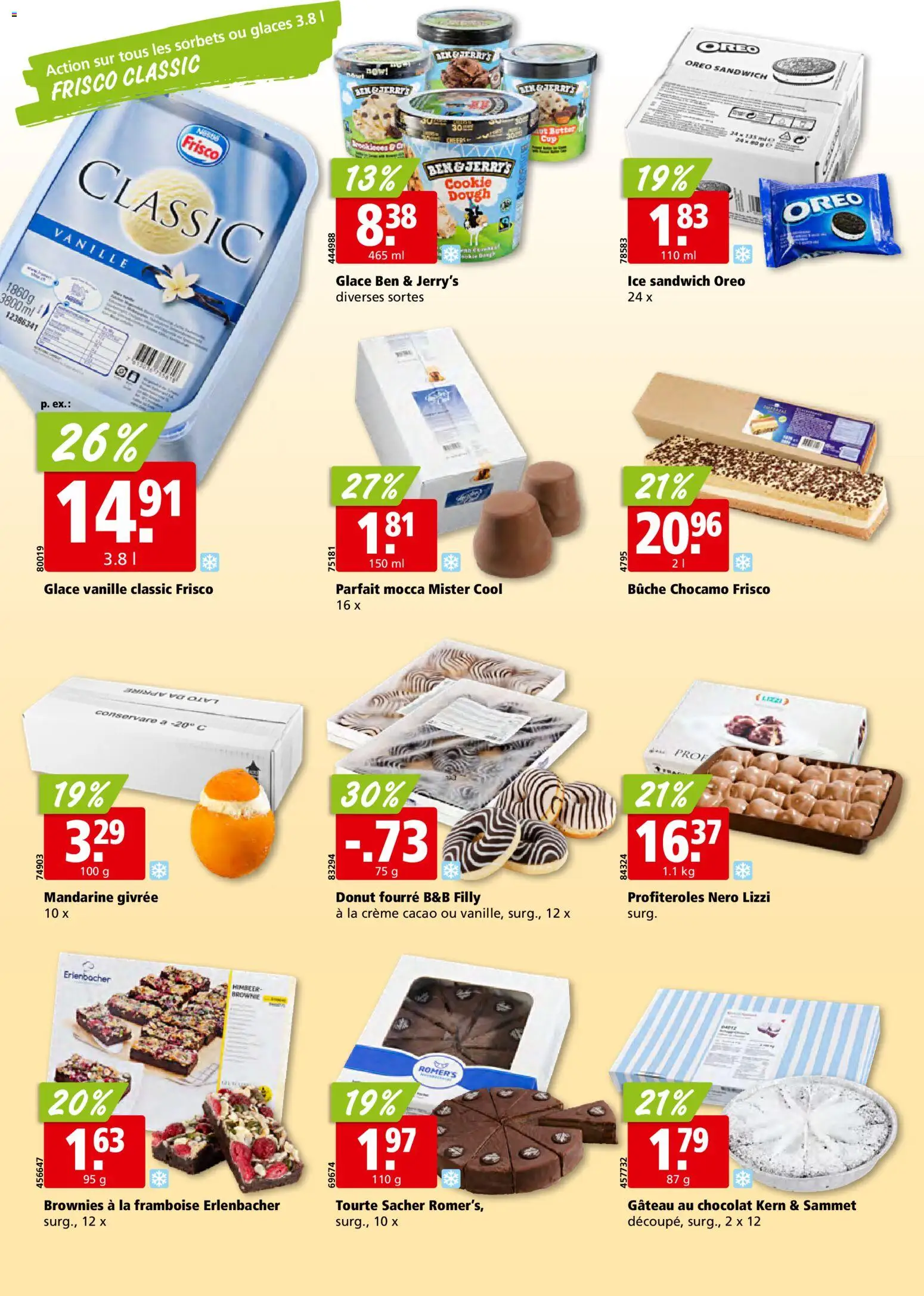 Aligro Aktionen Chavannes, Matran, Genève, Sion – gültig ab 24.11.2025 | Seite: 20 | Produkte: Glace, Butter, Creme