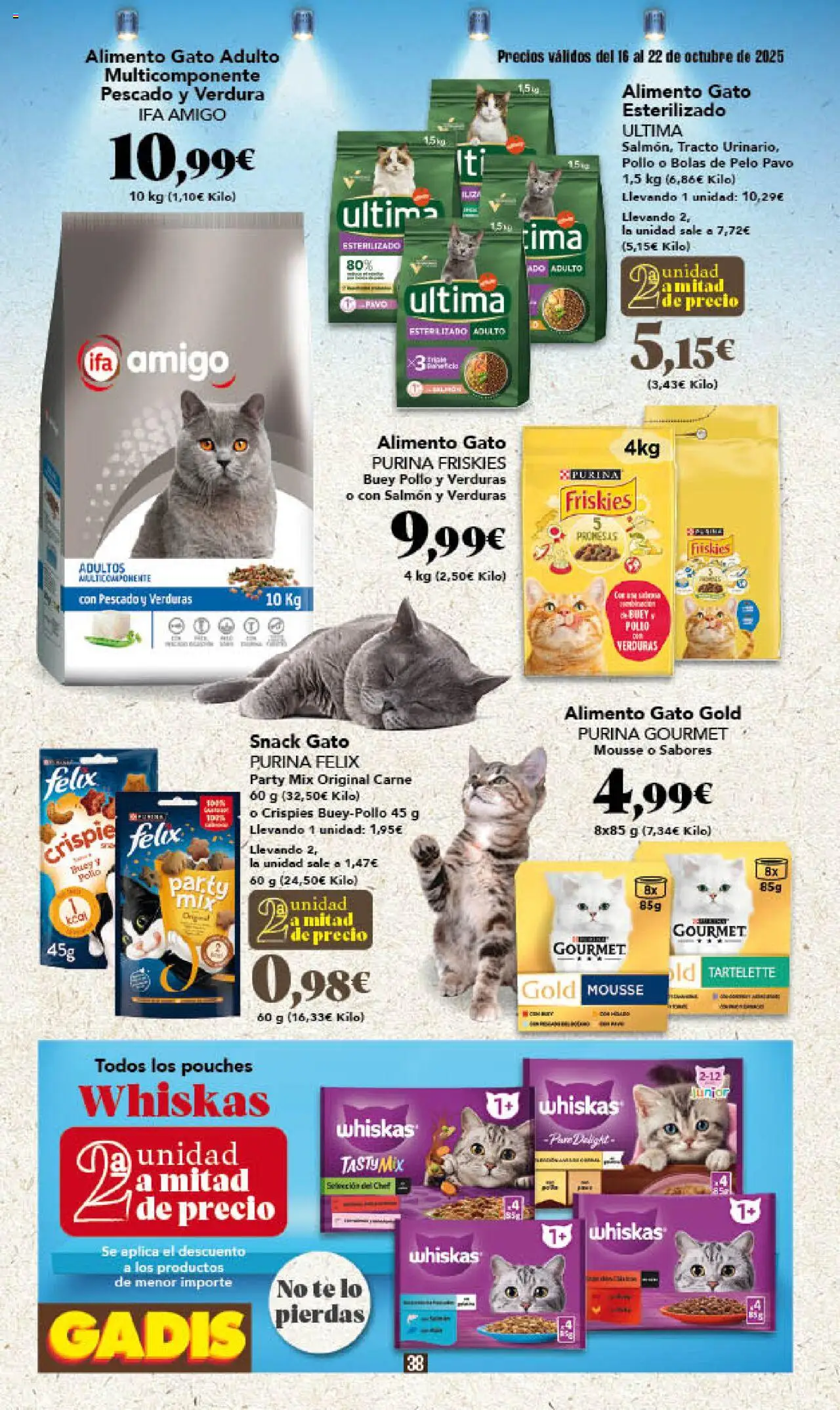 Gadis folleto │ válido desde el 16.10.2025 | Página: 38 | Productos: Mousse, Pescado, Té