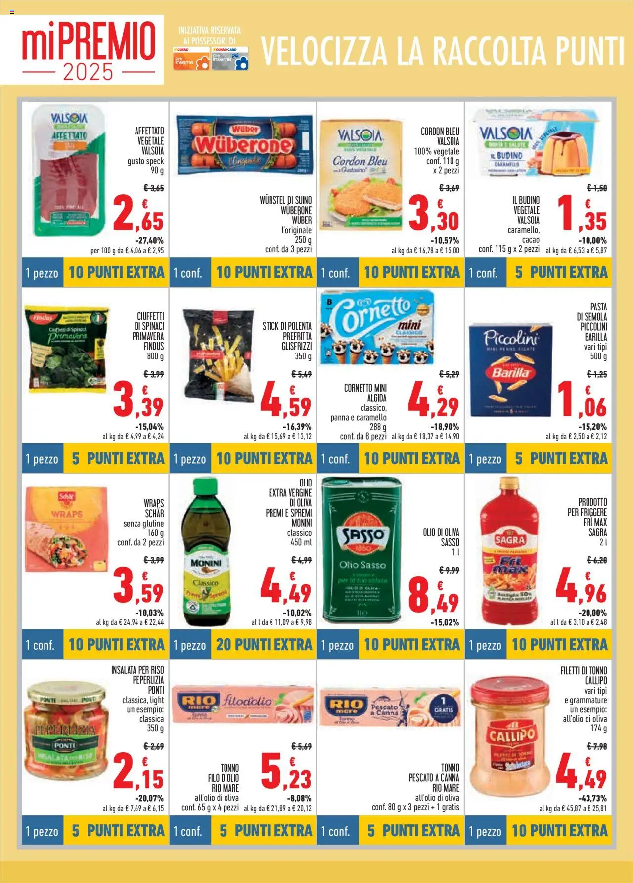 Volantino Conad del 11.09.2025 | Pagina: 6 | Prodotti: Speck, Riso, Panna, Insalata