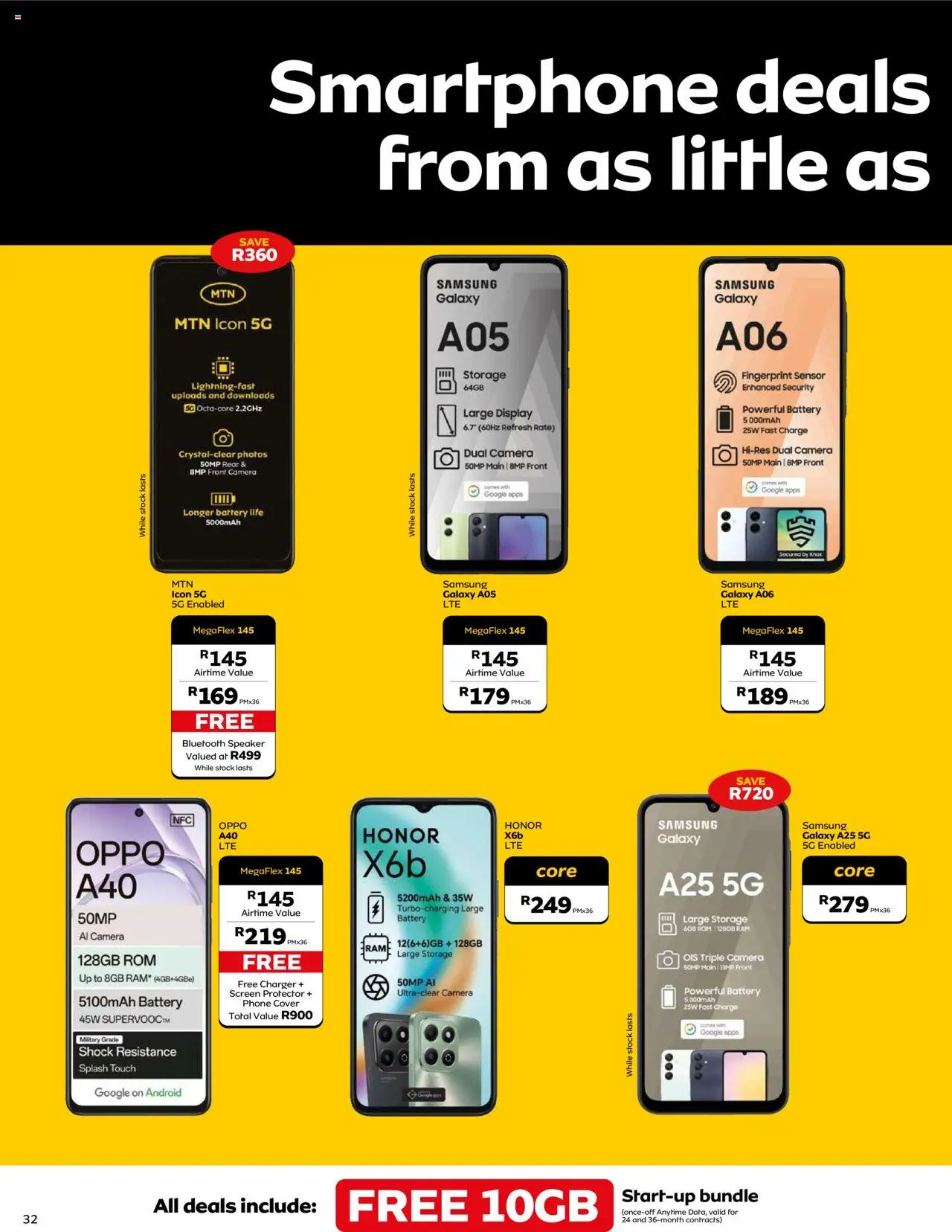 MTN Deals │ valid from 07.07.2025 | Page: 34 | Products: Cover, Smartphone, Speaker, Charger