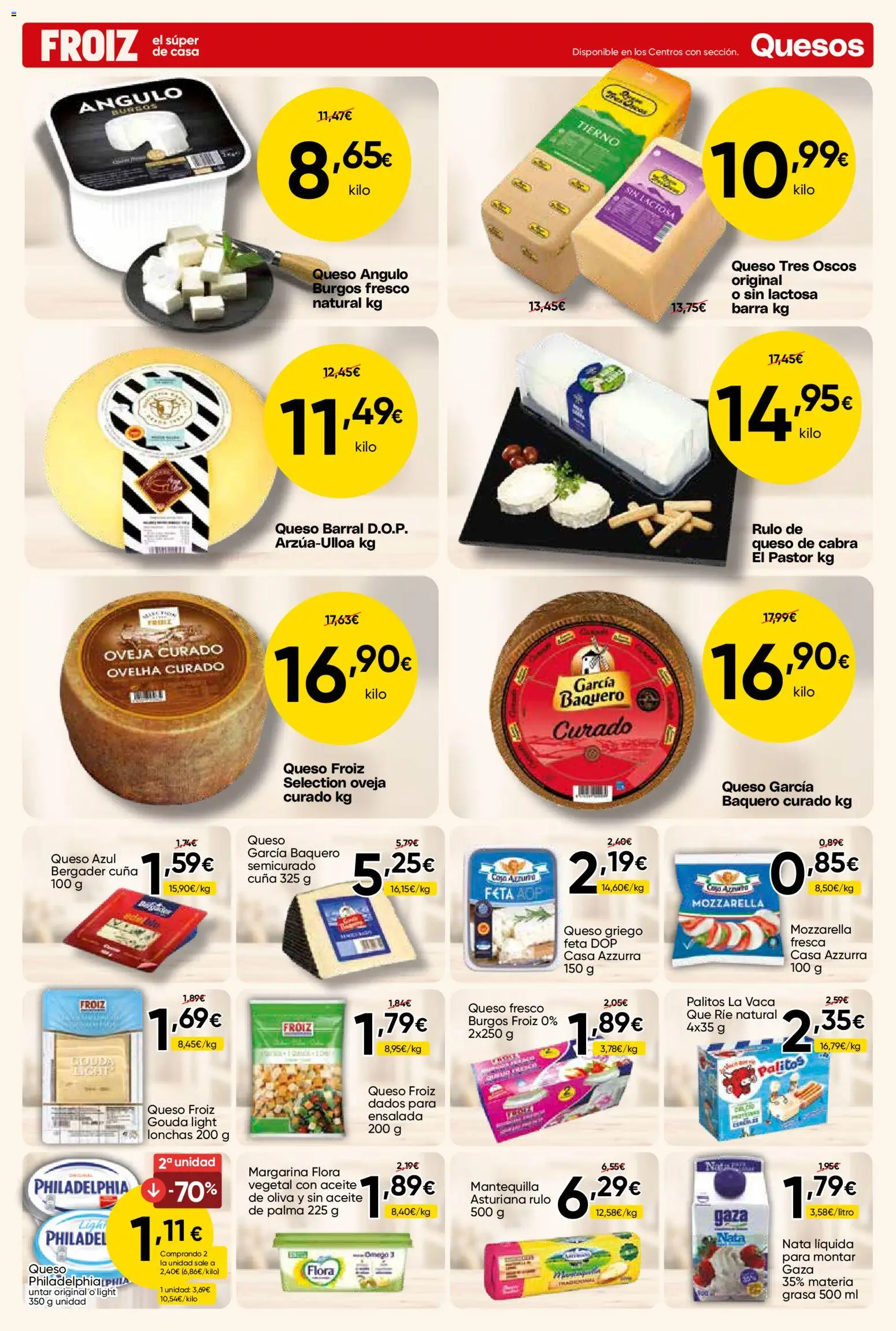 Froiz folleto │ válido desde el 28.04.2026 | Página: 7 | Productos: Queso, Aceite, Ensalada, Συσκευή ροής