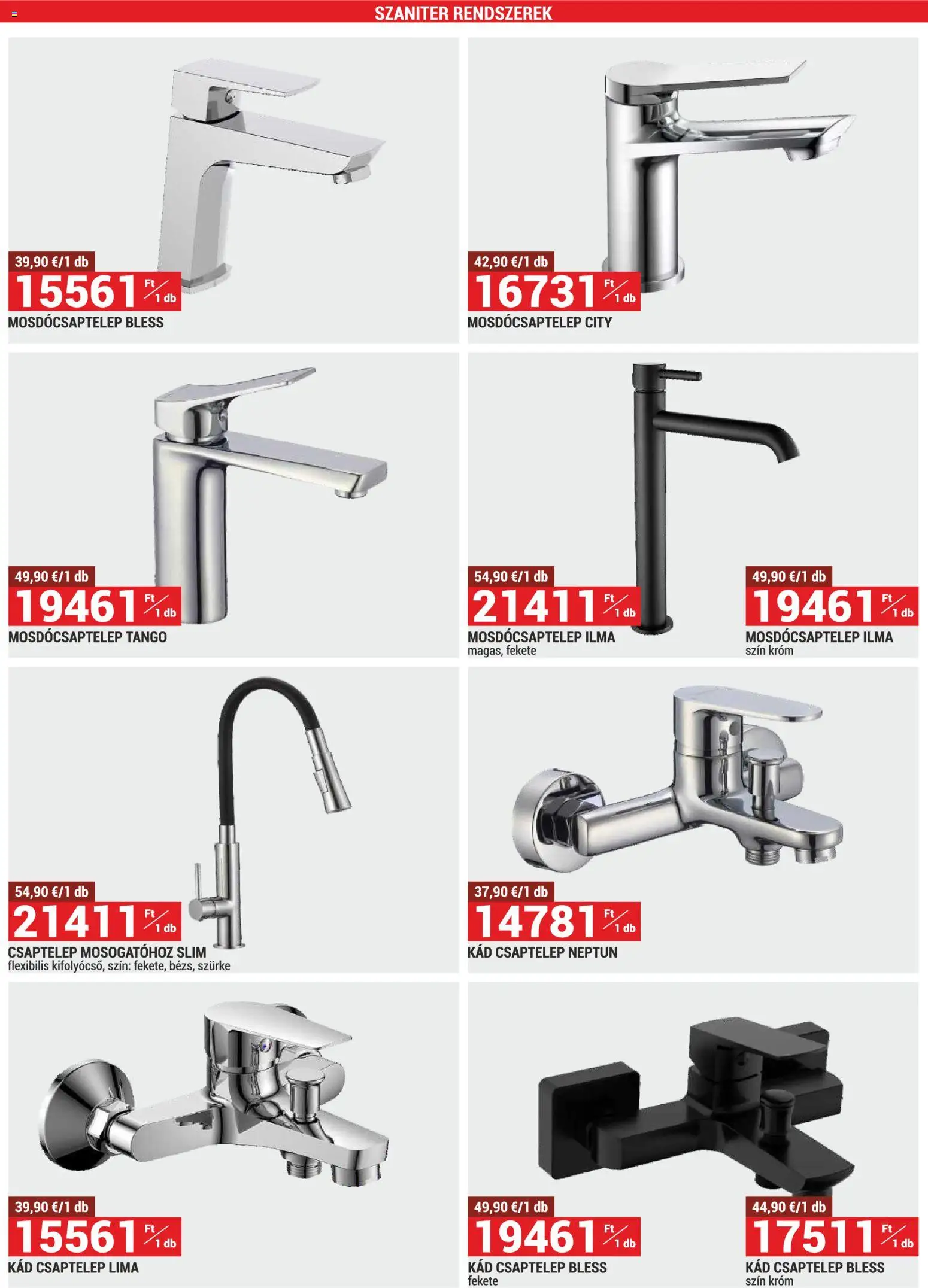 Merkury Market akciós ujság - amely érvényes a következő dátumtól: 01.02.2026 | Oldal: 32 | Termékek: Csaptelep