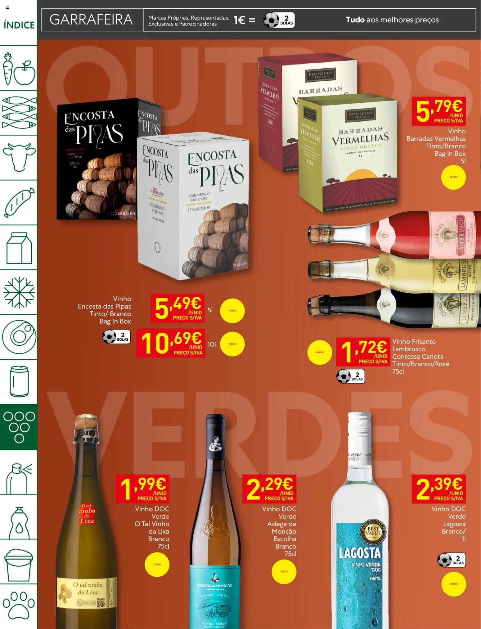 Recheio - Bons Negócios Madeira │ válido de 21.04.2026 | Página: 36 | Produtos: Lixa, Lagosta, Vinho