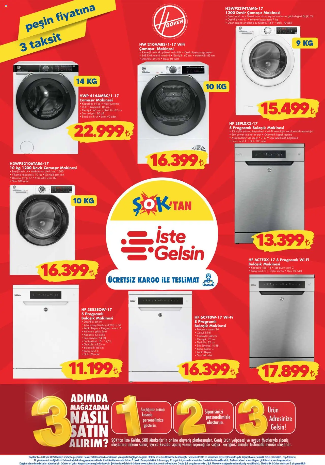 Şok Market Katalog - 24.09.2025 tarihinden itibaren geçerlidir | Sayfa: 6 | Ürünler: Sepet, Saat, Bağlayıcı, Bulaşık makinesi