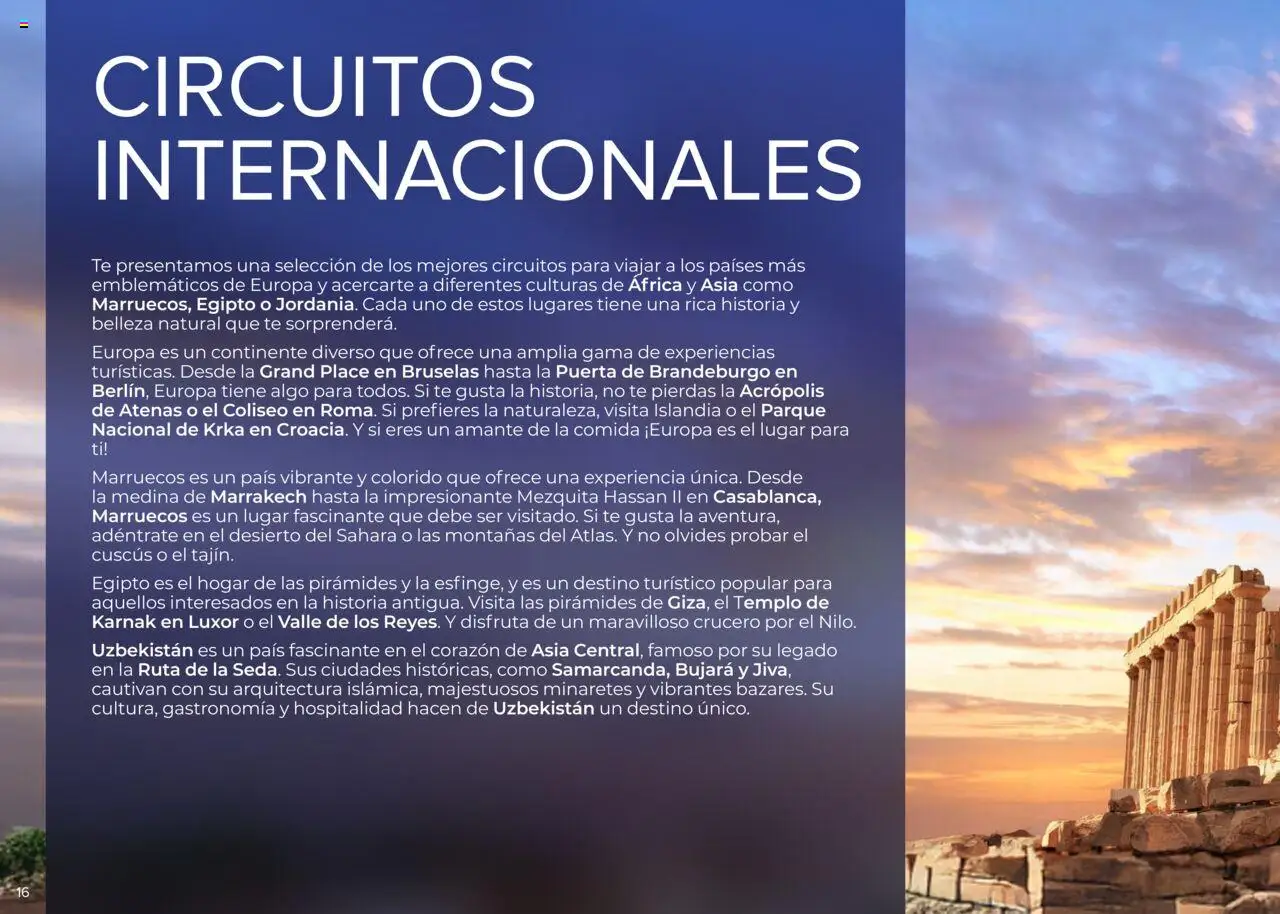 Viajes El Corte Inglés Circuitos exclusivos │ válido desde el 01.05.2025 | Página: 16 | Productos: Té