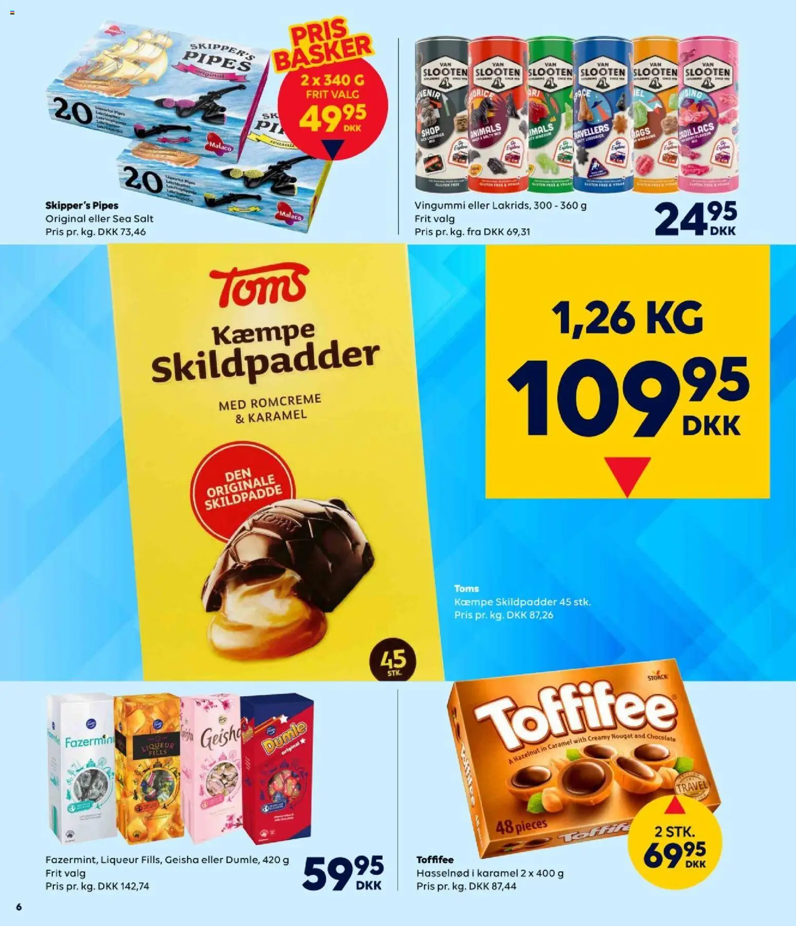 Bordershop tilbudsavis – gyldig fra 25.02.2026 | Side: 6 | Produkter: Salt, Vingummi, Nougat
