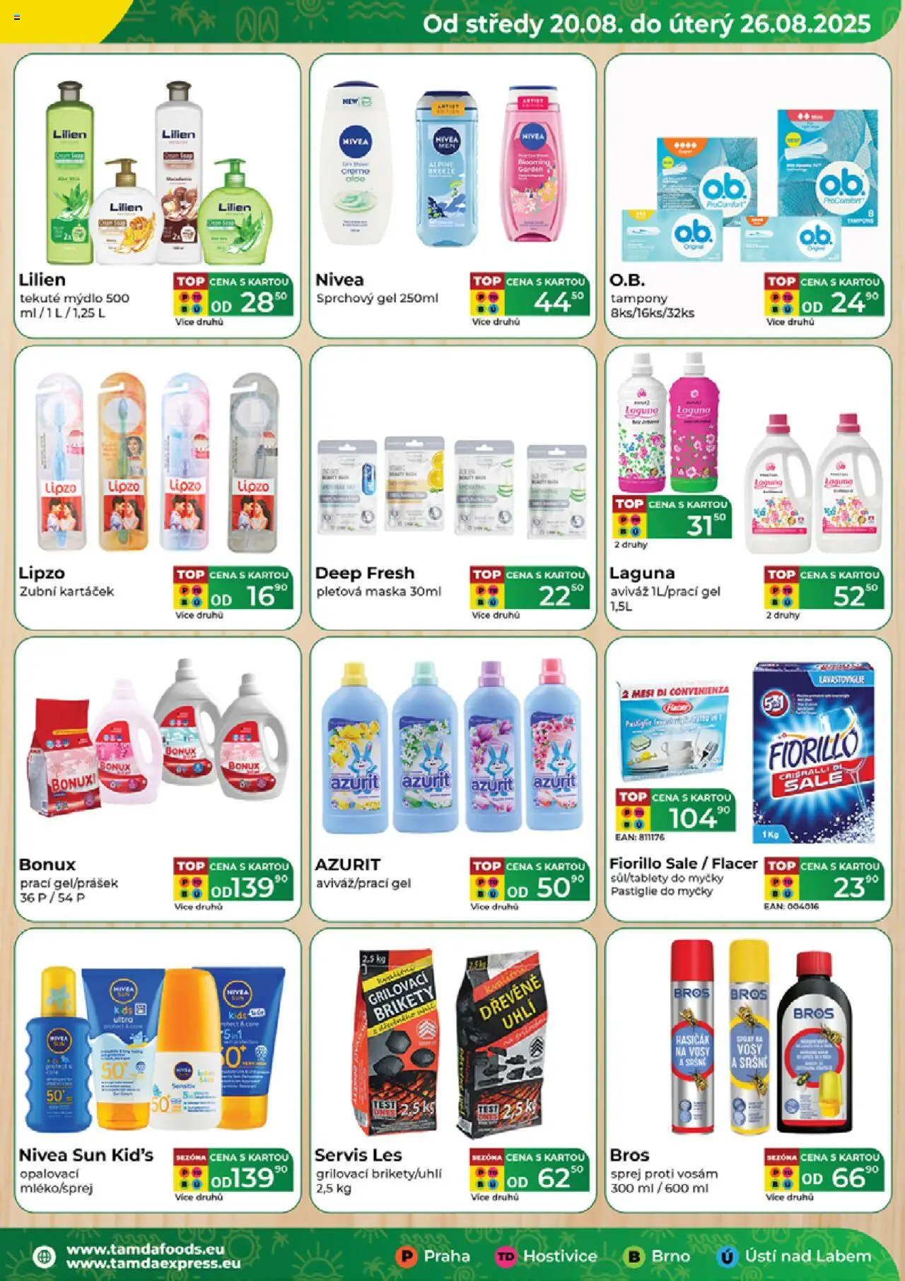 Tamda Foods leták od 20.08.2025 | Strana: 5 | Produkty: Pleťová maska, Zubní kartáček, Aviváž, Brikety