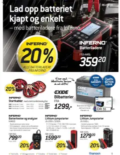 Forhåndsvisning av THANSEN kundeavis gyldig fra 01.10.2025 | Side: 9 | Produkter: Сантехнічне кріплення, Usb, Batteri