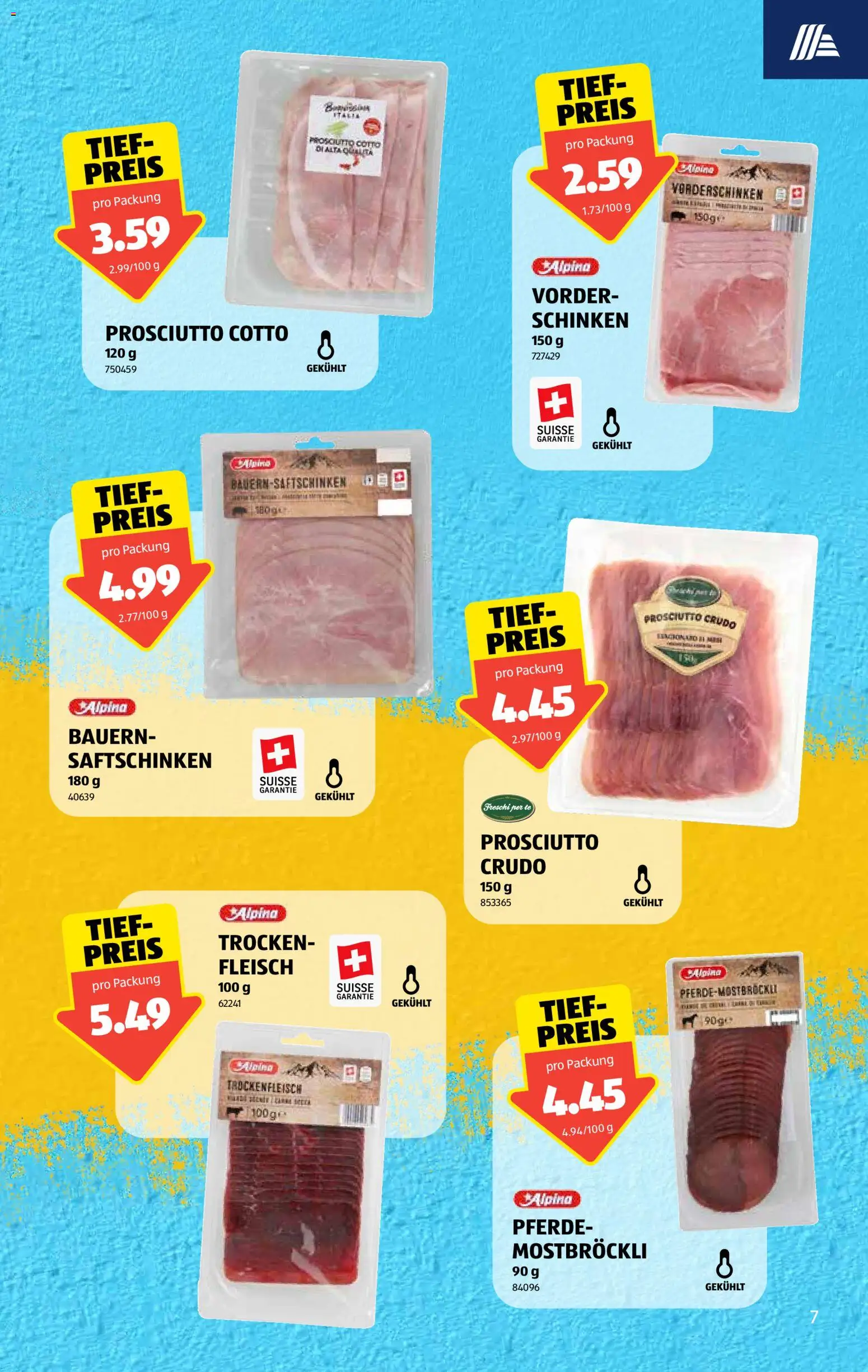 Aldi aktionen – gültig ab 09.04.2026 | Seite: 7 | Produkte: Schinken