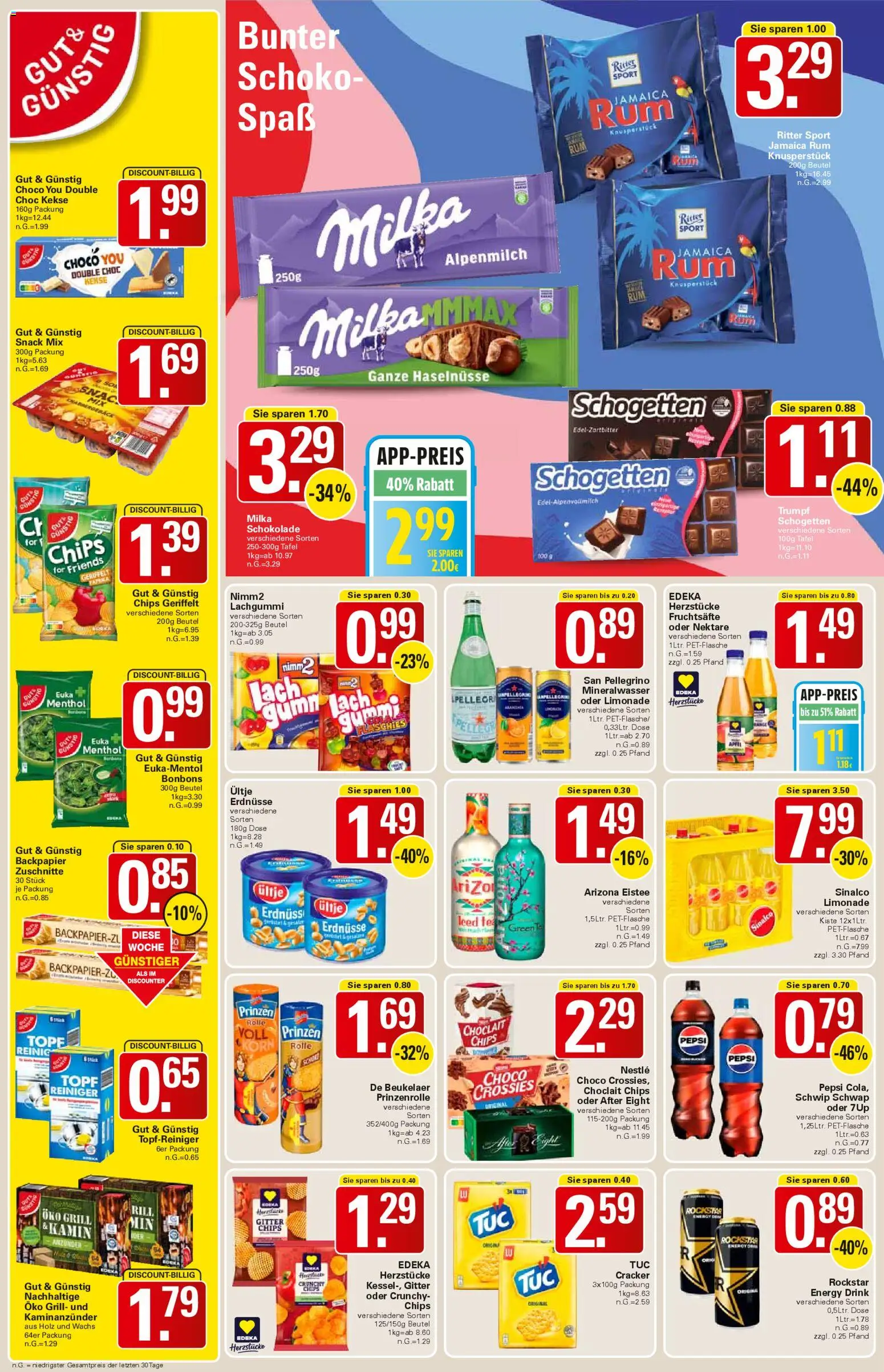 WEZ Prospekt – gültig ab 16.02.2026 | Seite: 10 | Produkte: Grill, Erdnüsse, Mineralwasser, Chips