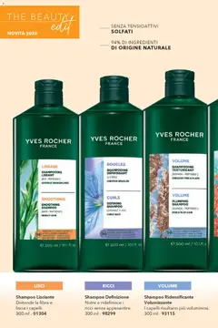 Anteprima del volantino Yves Rocher Catalogo The Beauty Edit valido a partire dal 16.12.2025 | Pagina: 12 | Prodotti: Shampoo, The, Silicone, Quinoa