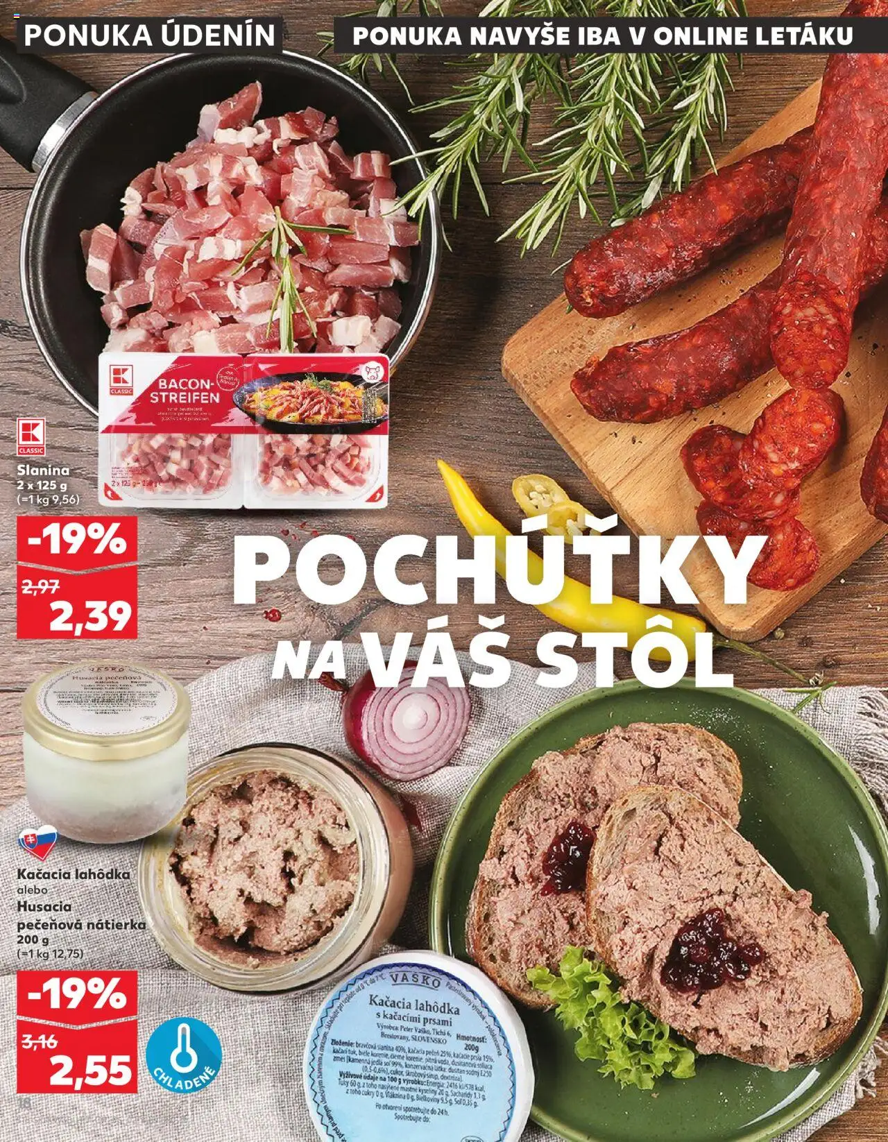 Kaufland SK akciós ujság - amely érvényes a következő dátumtól: 18.09.2025 | Oldal: 18