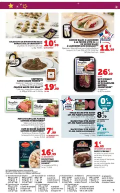 U Express - Prévisualisation de U Express - Les prix bas de Noël valide à partir de 17.12.2025 | Page: 3 | Produits: Viande de porc, Plateau, Escargots, Crème
