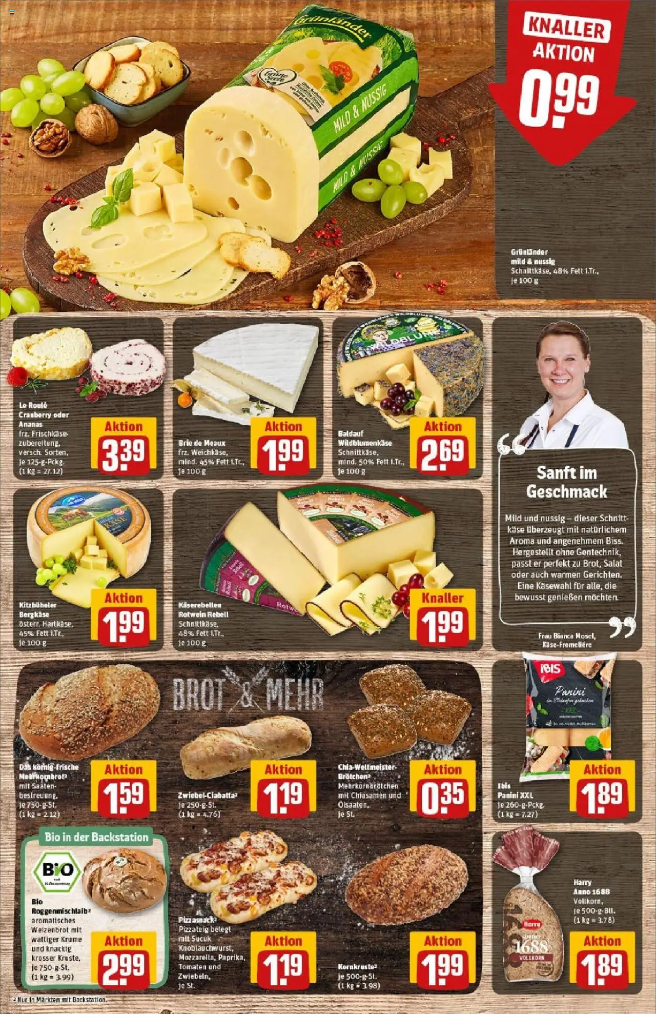 Rewe prospekt Chemnitz	 - gültig ab dem 06.07.2025 | Seite: 13 | Produkte: Käse, Rotwein, Ananas, Grunlander