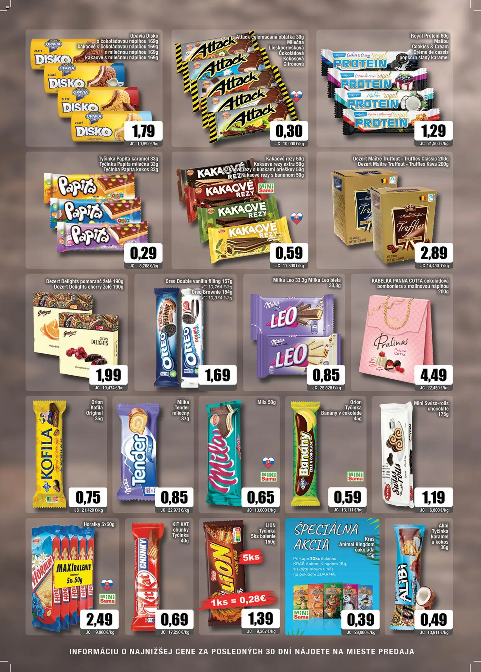 Nové Sama akcie – leták je platný od 14.11.2025 | Strana: 8 | Produkty: Káva, Čokoláda, Kabelka, Horálky
