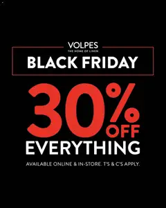 Volpes specials catalogue – valid from 29.11.2025