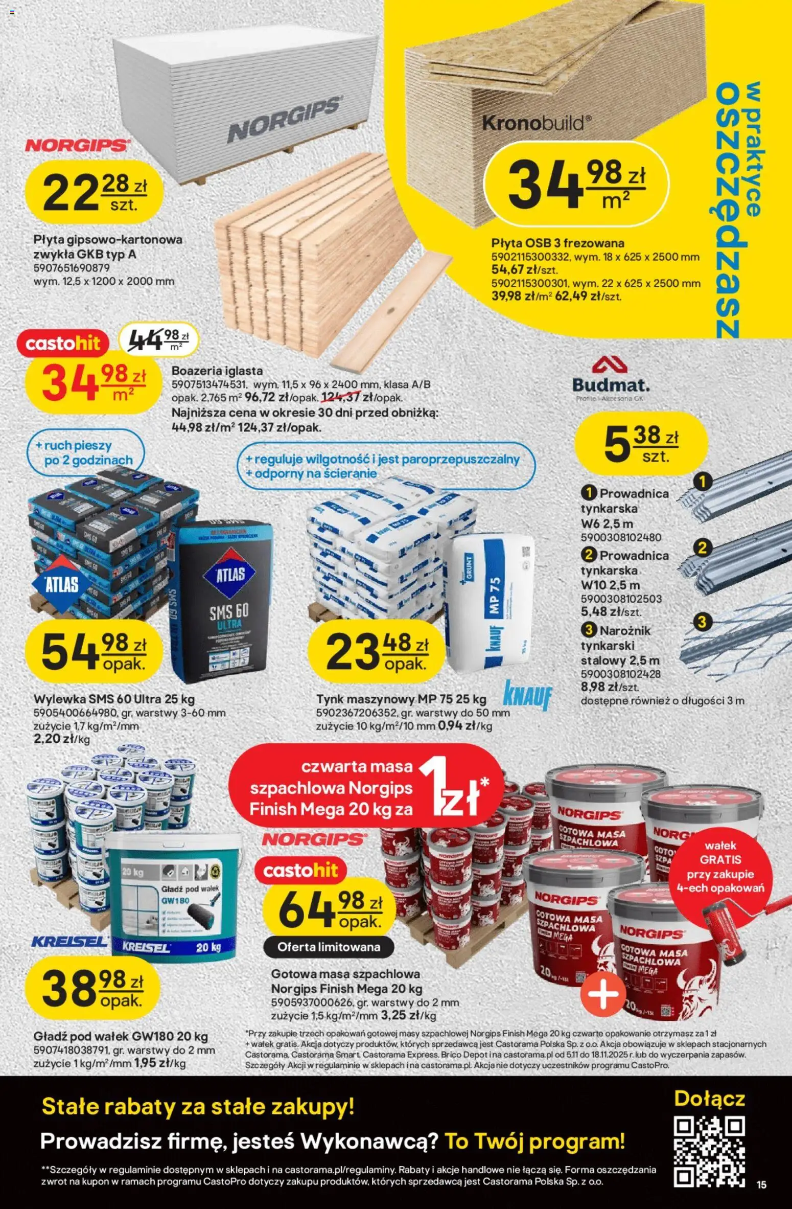 Castorama Gazetka od 05.11.2025 | Strona: 15 | Produkty: Finish