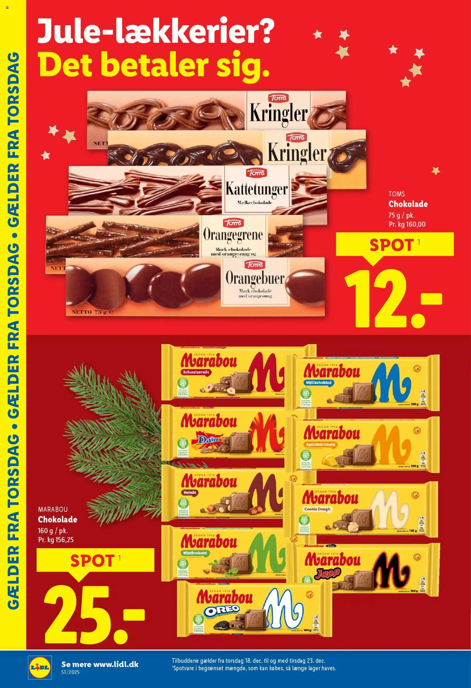 Lidl tilbudsavis – gyldig fra 18.12.2025 | Side: 4 | Produkter: Chokolade, Søm, Oreo