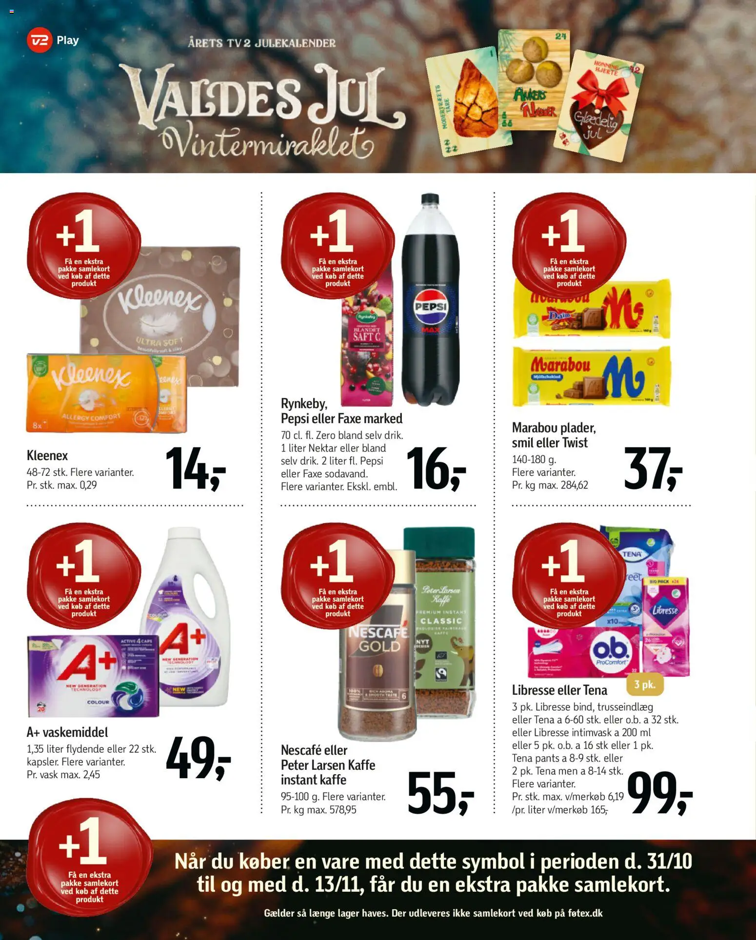 Føtex tilbudsavis – gyldig fra 31.10.2025 | Side: 43 | Produkter: Kaffe, Honning, Caps, Pepsi