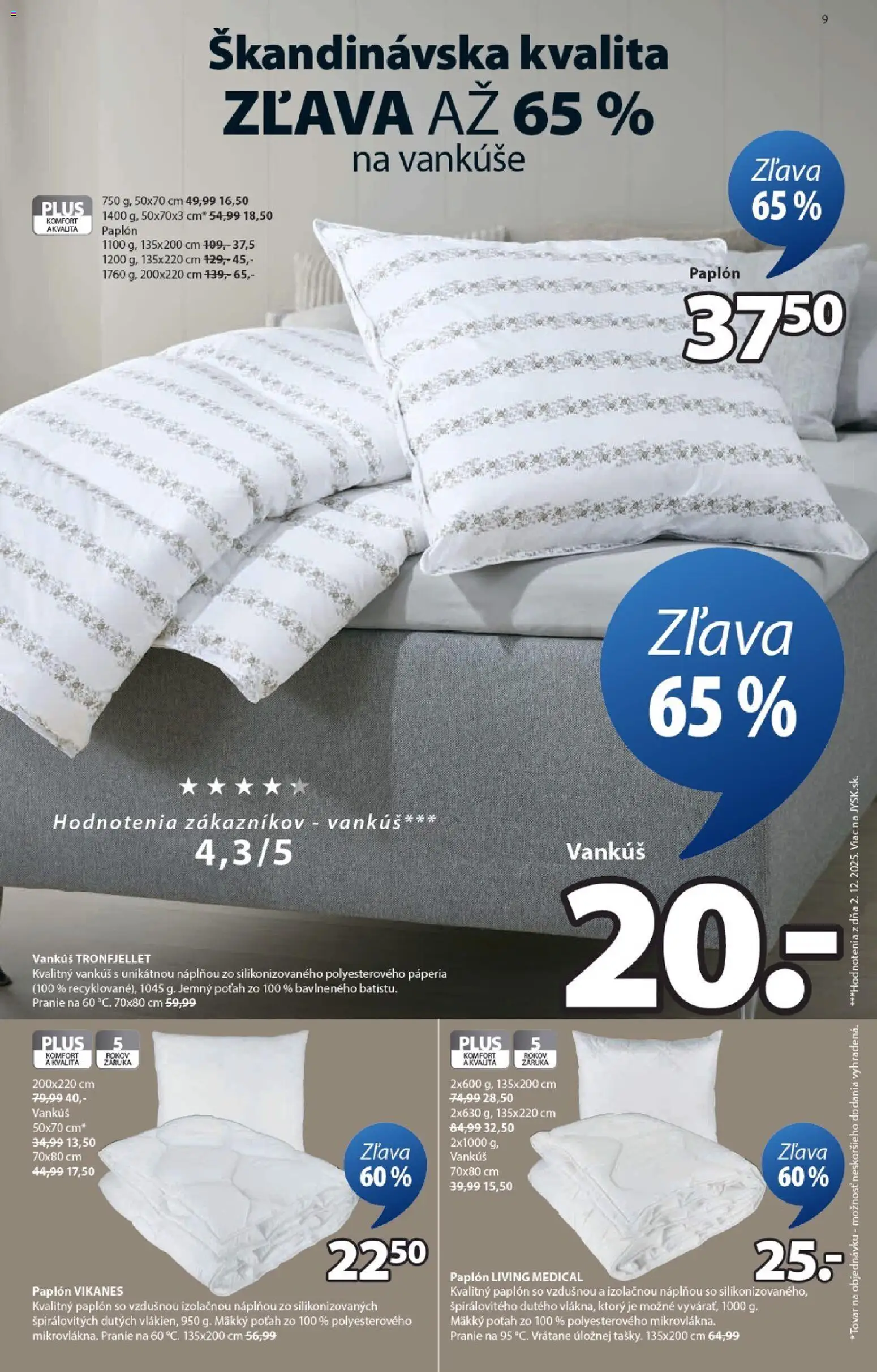 Nové JYSK akcie – leták je platný od 04.02.2026 | Strana: 9