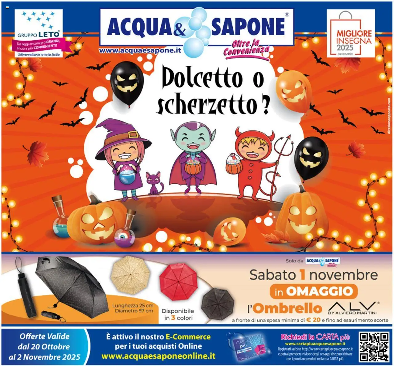 Volantino Acqua e Sapone del 20.10.2025 | Pagina: 1 | Prodotti: Sapone