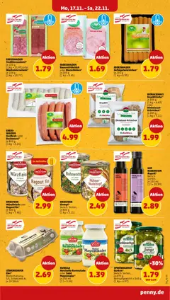 Penny Prospekt 	 ab 17.11.2025 gültig | Seite: 11 | Produkte: Zwiebeln, Gemüse, Mayonnaise, Salat