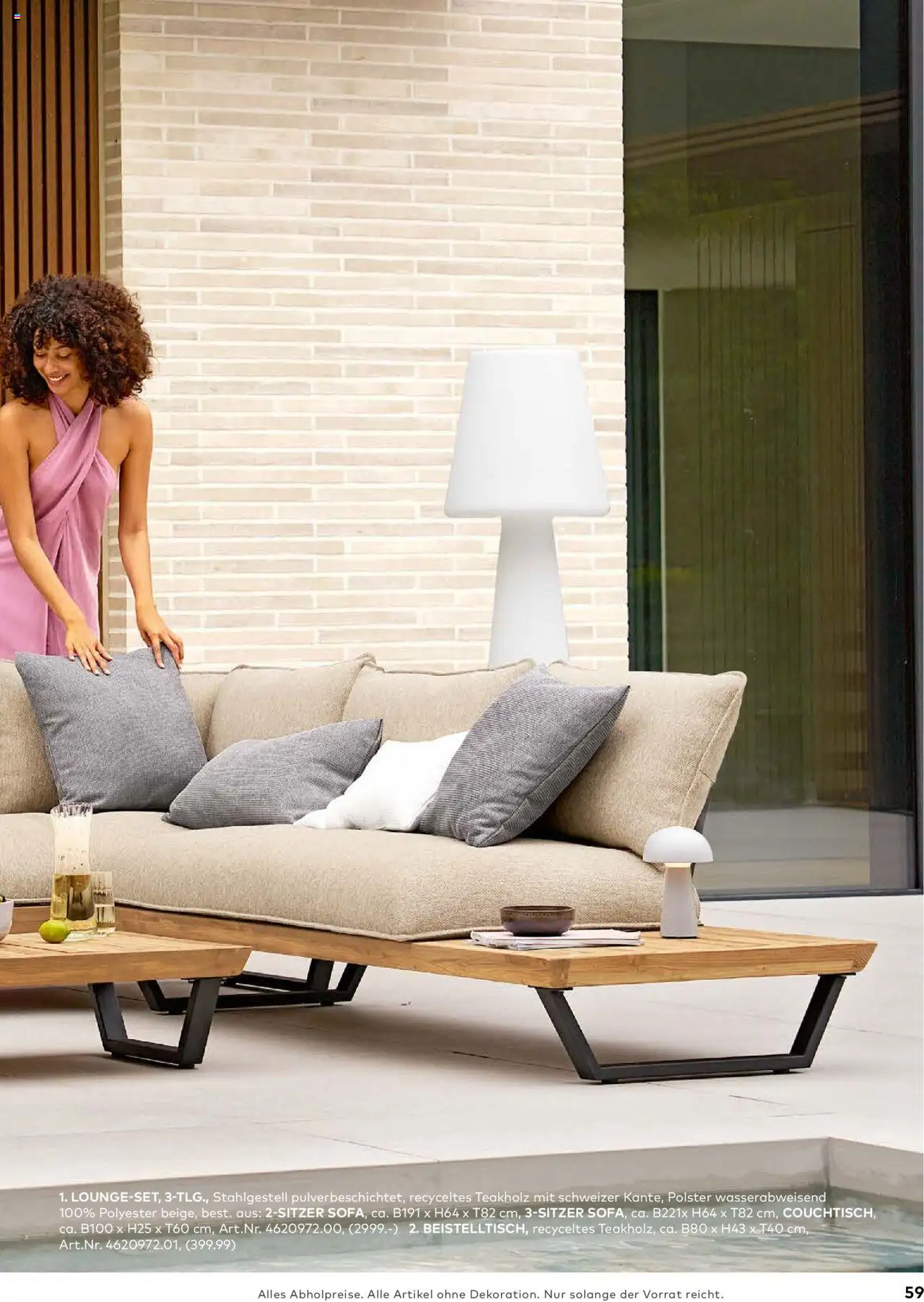 Porta! - Outdoor - Gartenmöbelkatalog 2025 - gültig ab dem 02.03.2025 | Seite: 59