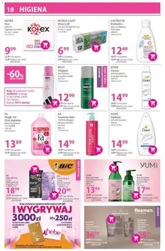 Pogląd oferty "DOVE Classic, antyperspirant w sprayu damski, 200 ml" - ważna od 19.03.2026 | Strona: 18