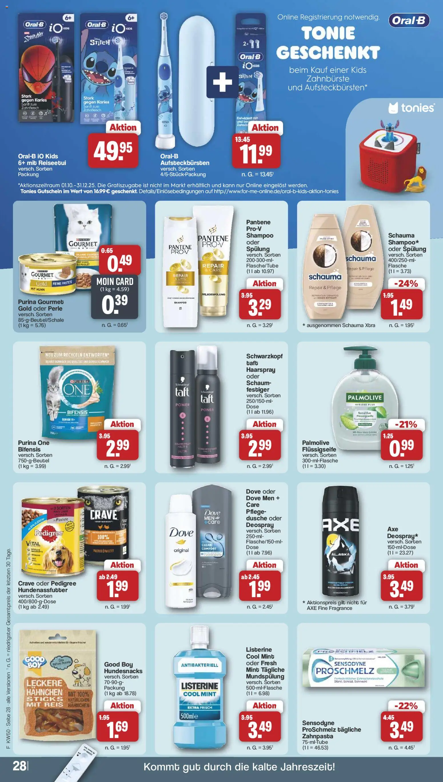 Famila Nordwest Prospekt 	 – gültig ab 08.12.2025 | Seite: 30 | Produkte: Shampoo, Spülung, Haarspray, Zahnpasta