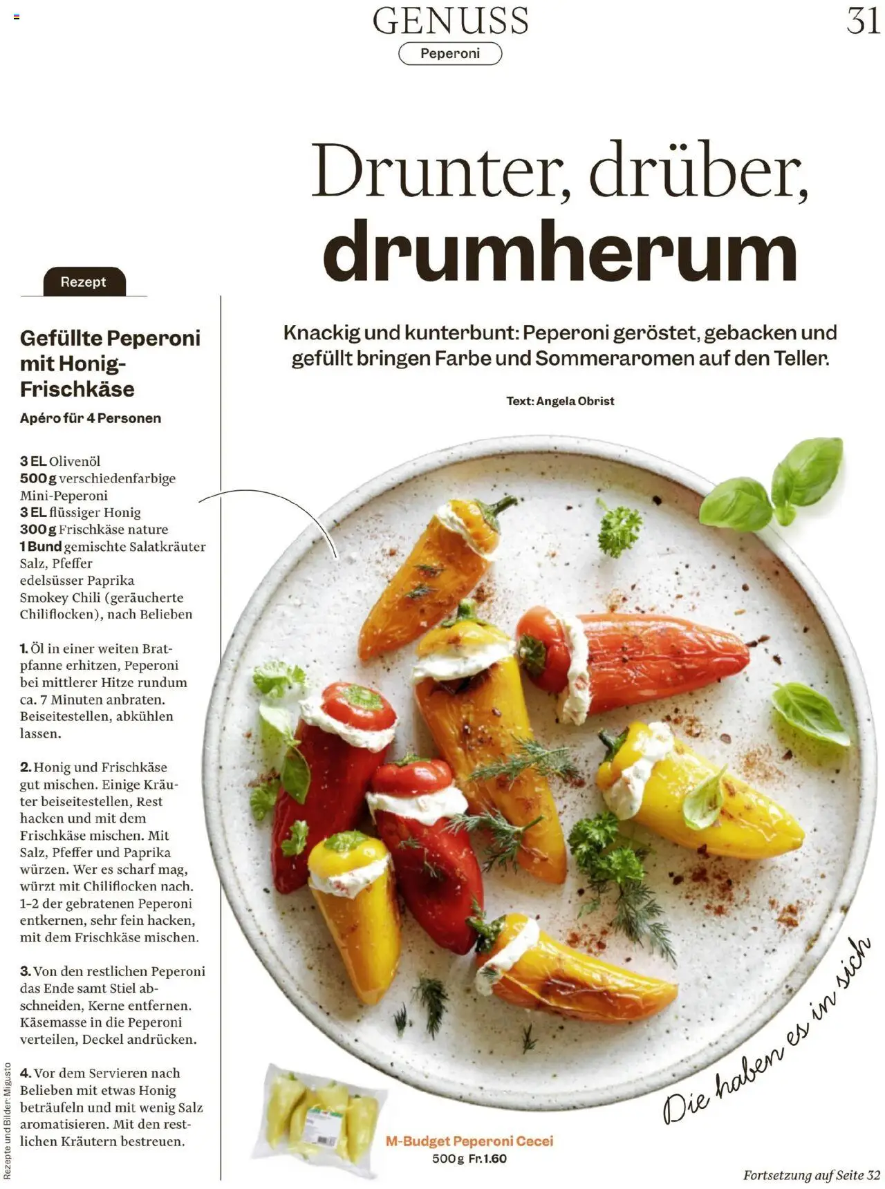Migros Magazin – gültig ab 16.09.2025 | Seite: 31