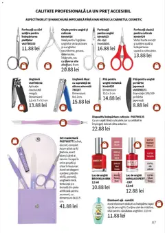 Ofertele Lady’s valabile de la 10.11.2025 | Pagină: 119 | Produse: Clește, Blush, Lac de unghii, Ojă