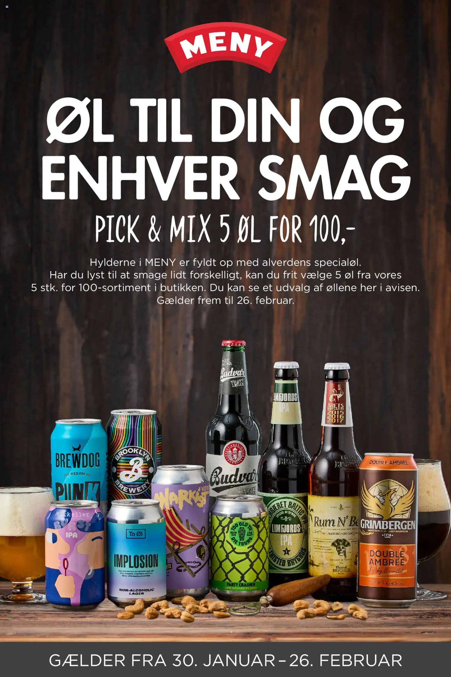 Meny tilbudsavis – gyldig fra 06.02.2026 | Side: 31 | Produkter: Øl, Lime