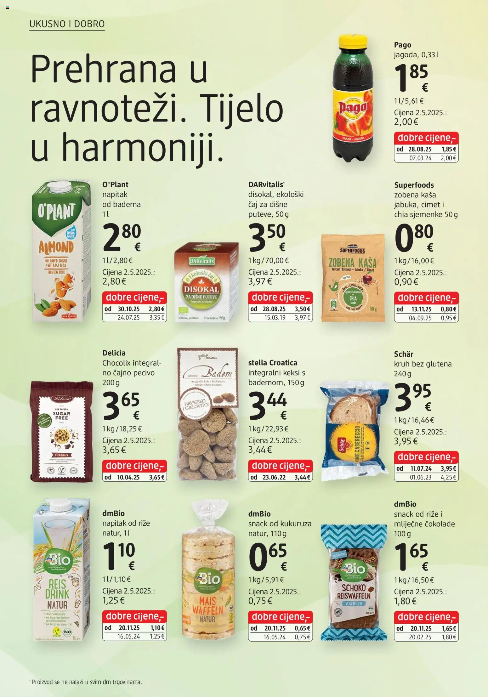 DM katalog | vrijedi od 11.12.2025 | Stranica: 28 | Proizvodi: Keksi, Kruh, Čaj, Pecivo
