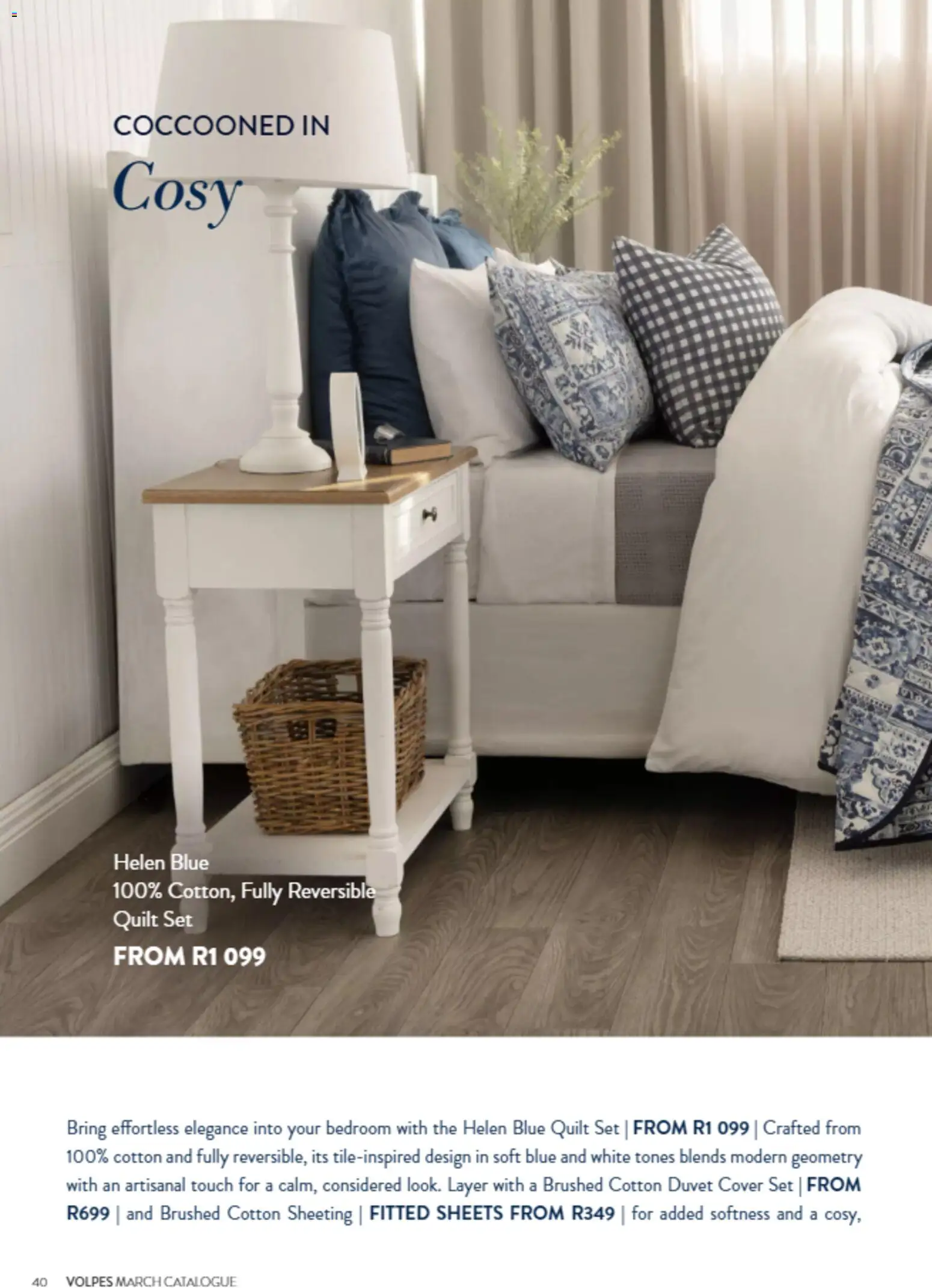 New Volpes catalogue – valid from 01.03.2026 | Page: 40 | Products: Cover, Duvet
